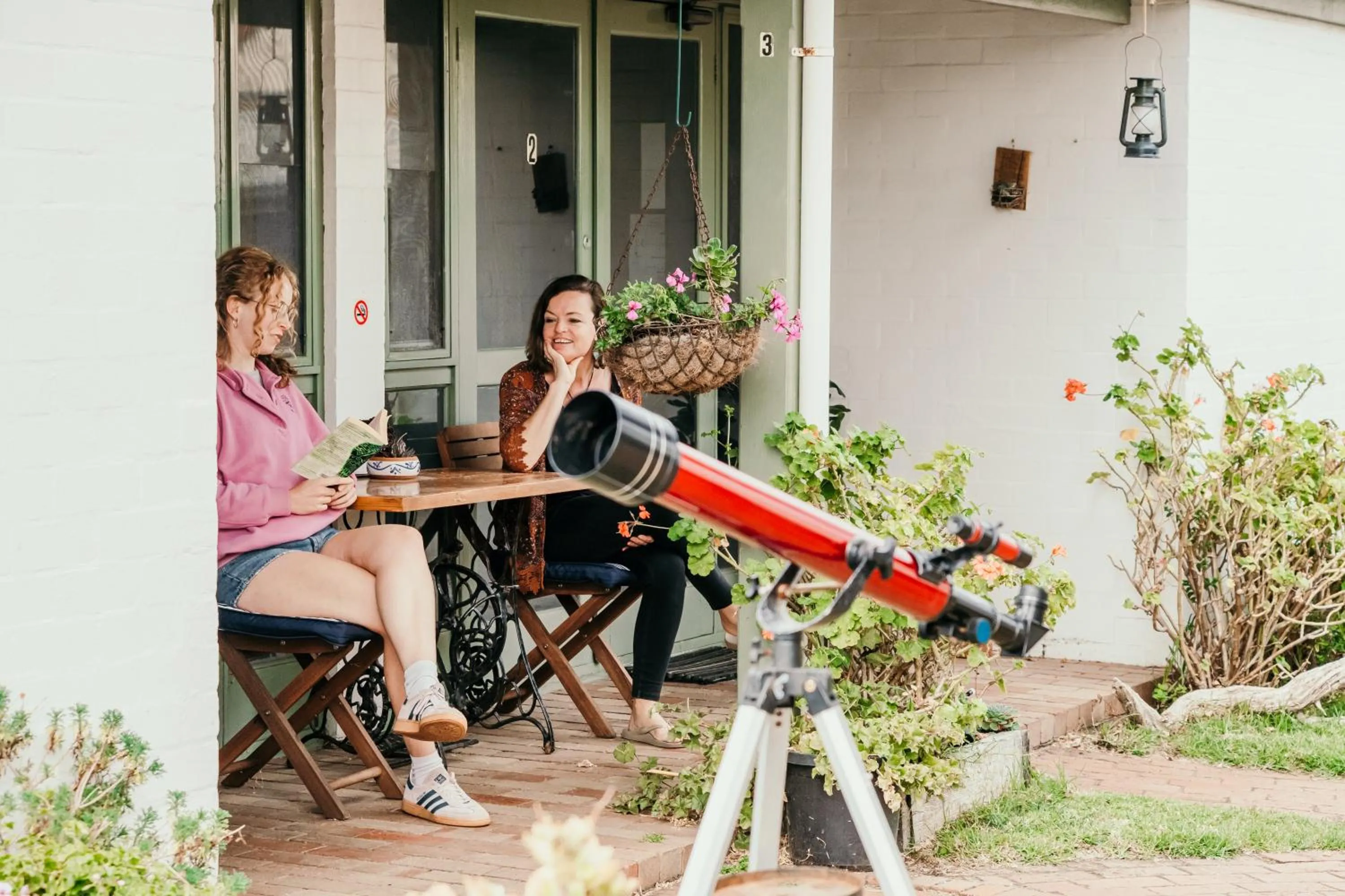 Patio in The Wandering Whale Port Fairy