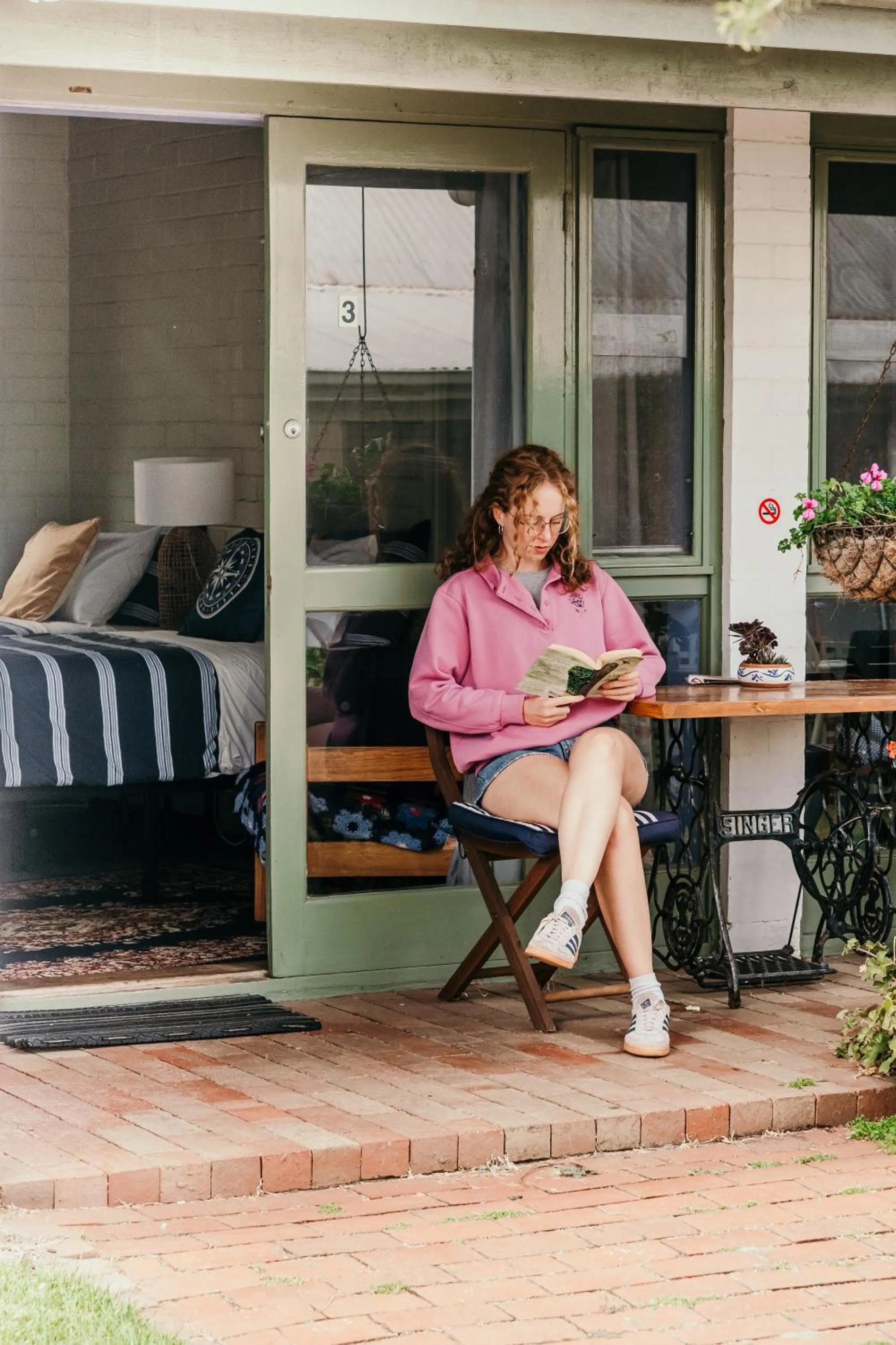 Patio in The Wandering Whale Port Fairy
