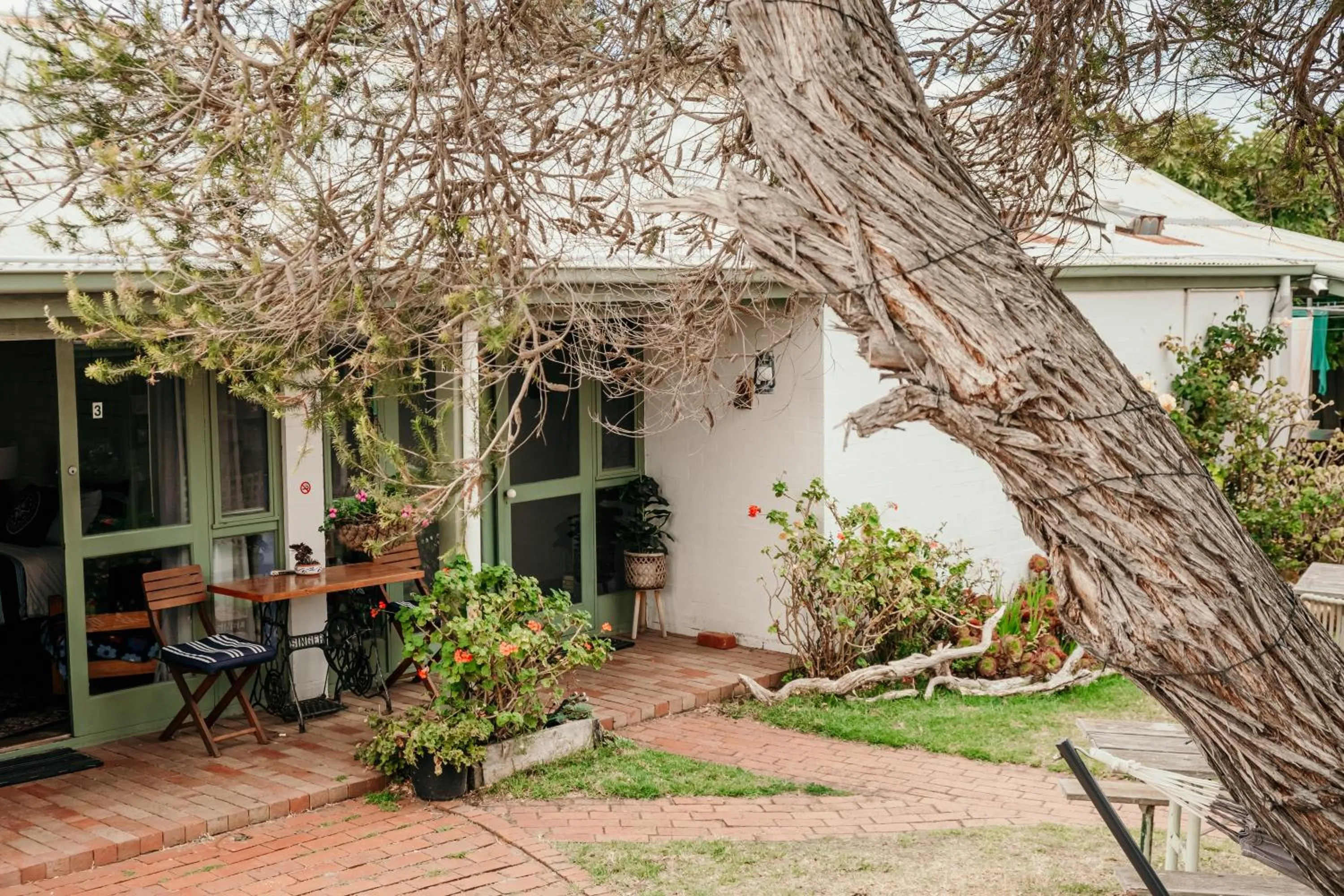 Patio in The Wandering Whale Port Fairy