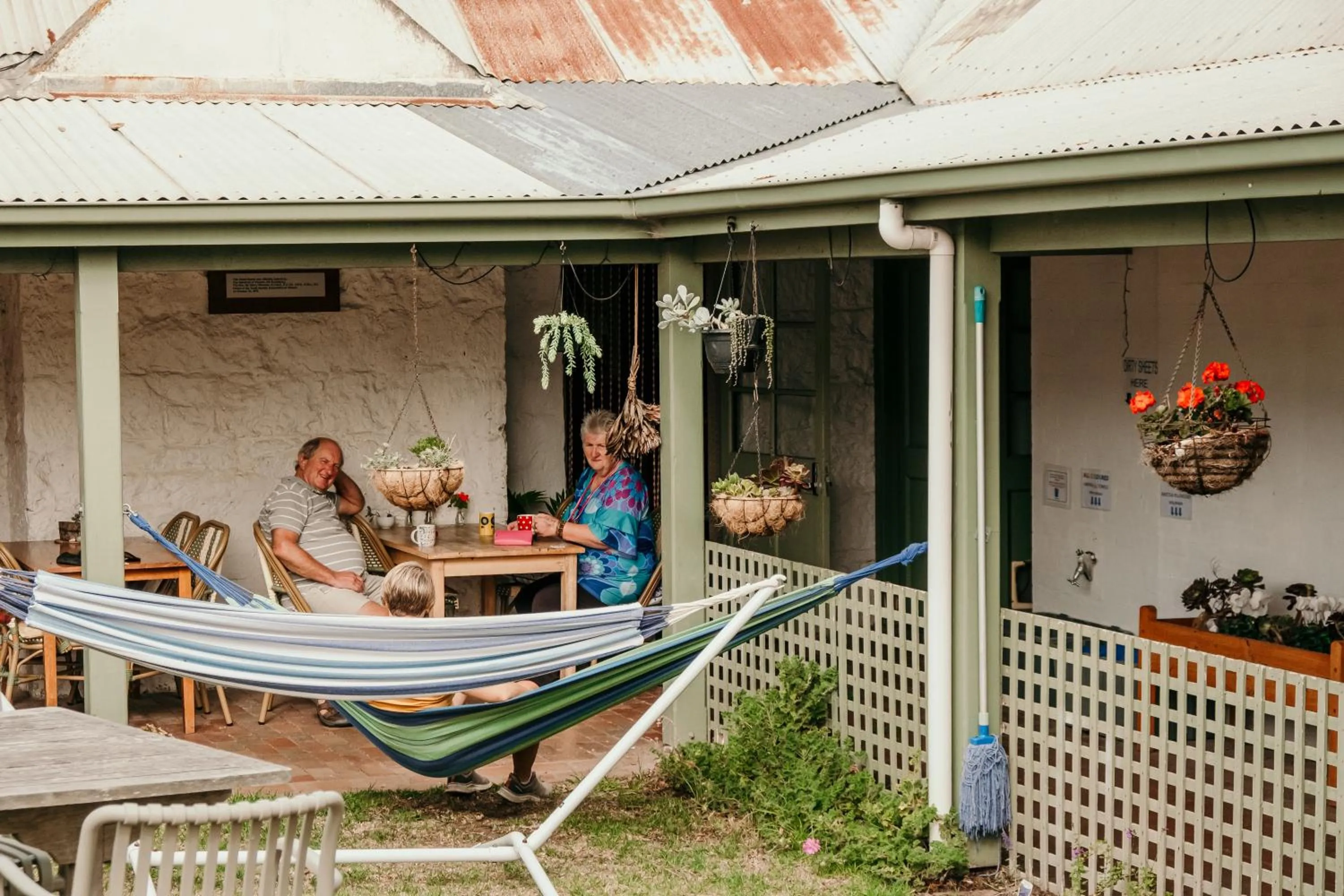 Patio in The Wandering Whale Port Fairy