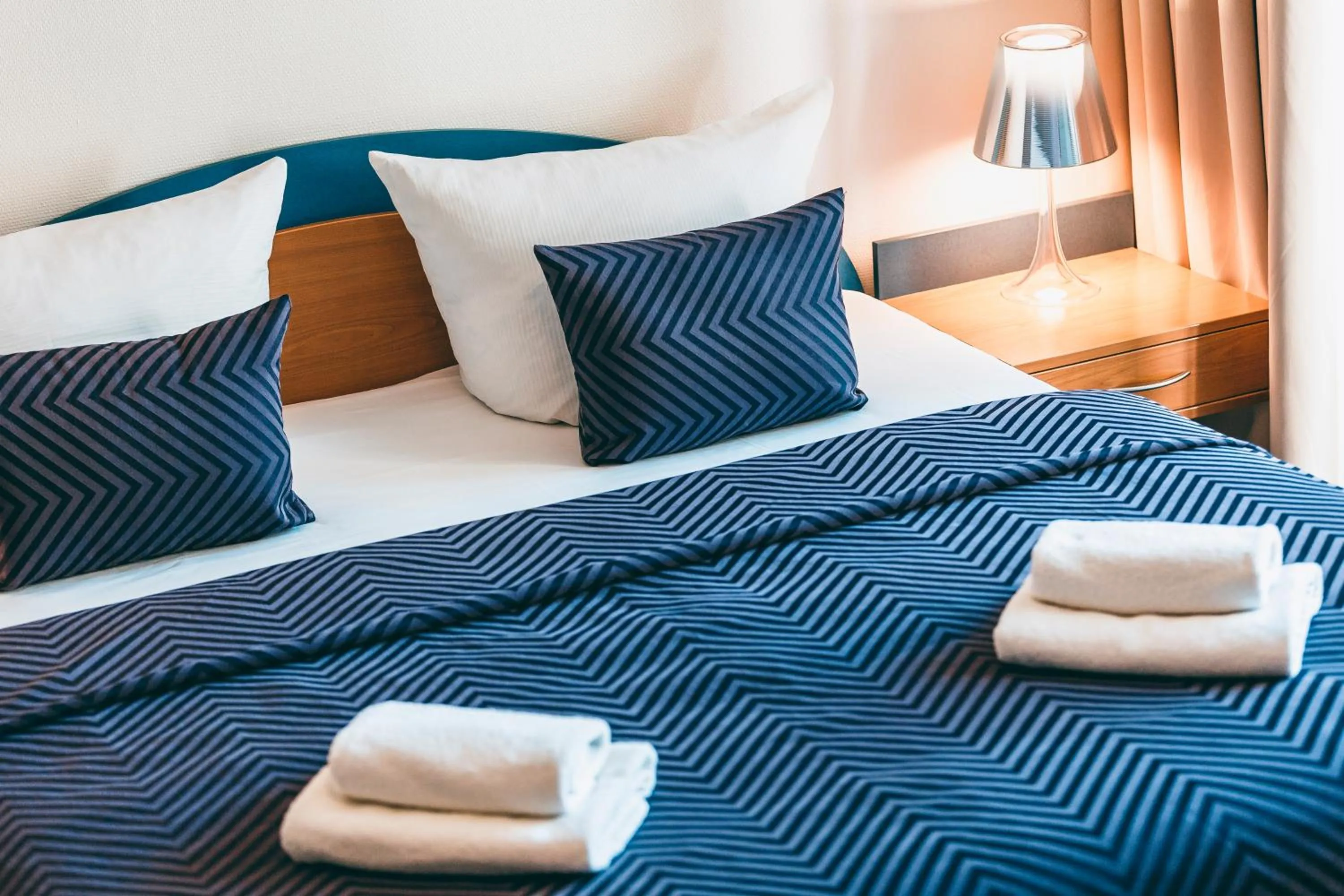 Decorative detail, Bed in Hotel Ambiente Berlin City