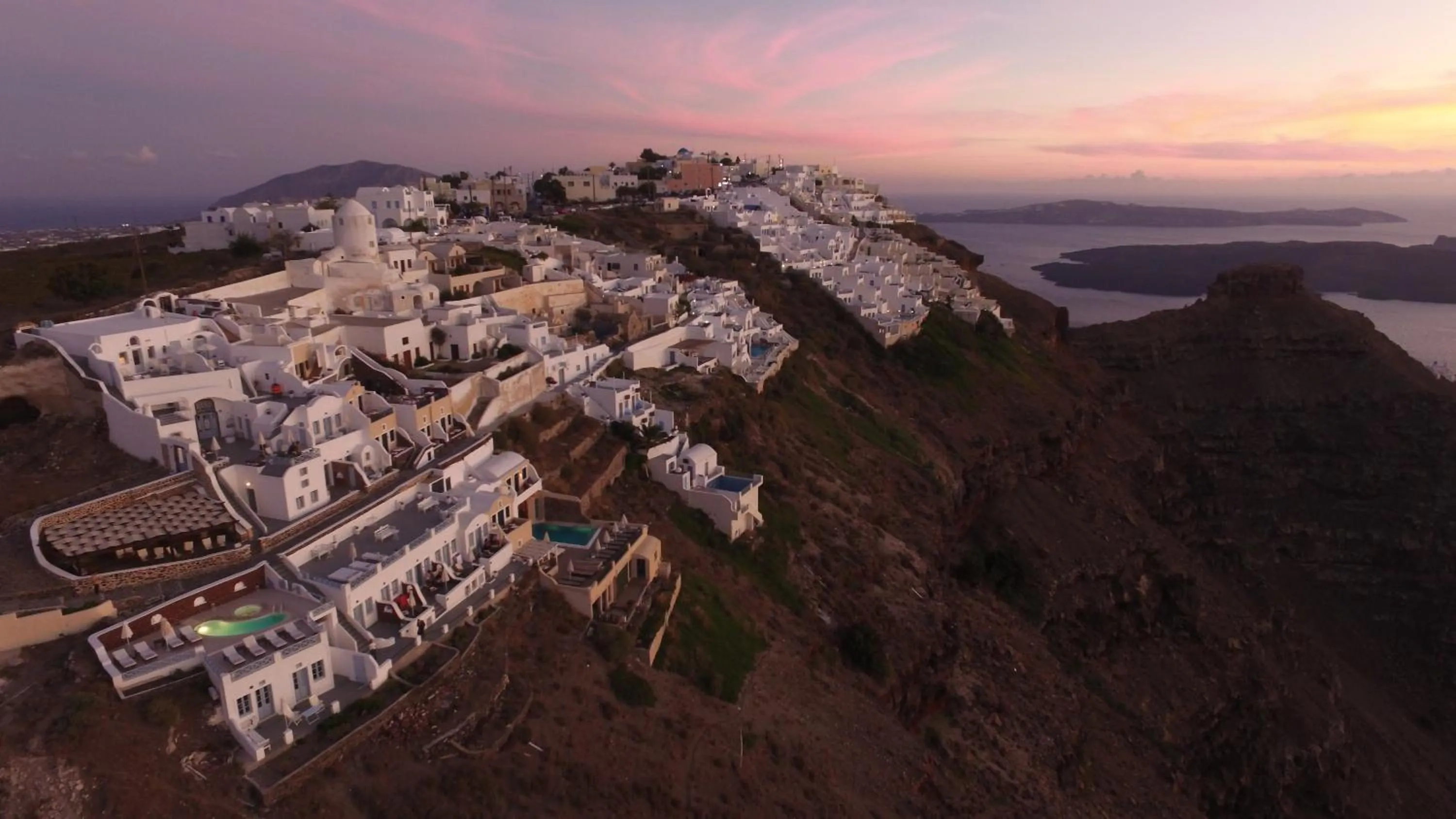 Bird's eye view in Ilioperato Hotel