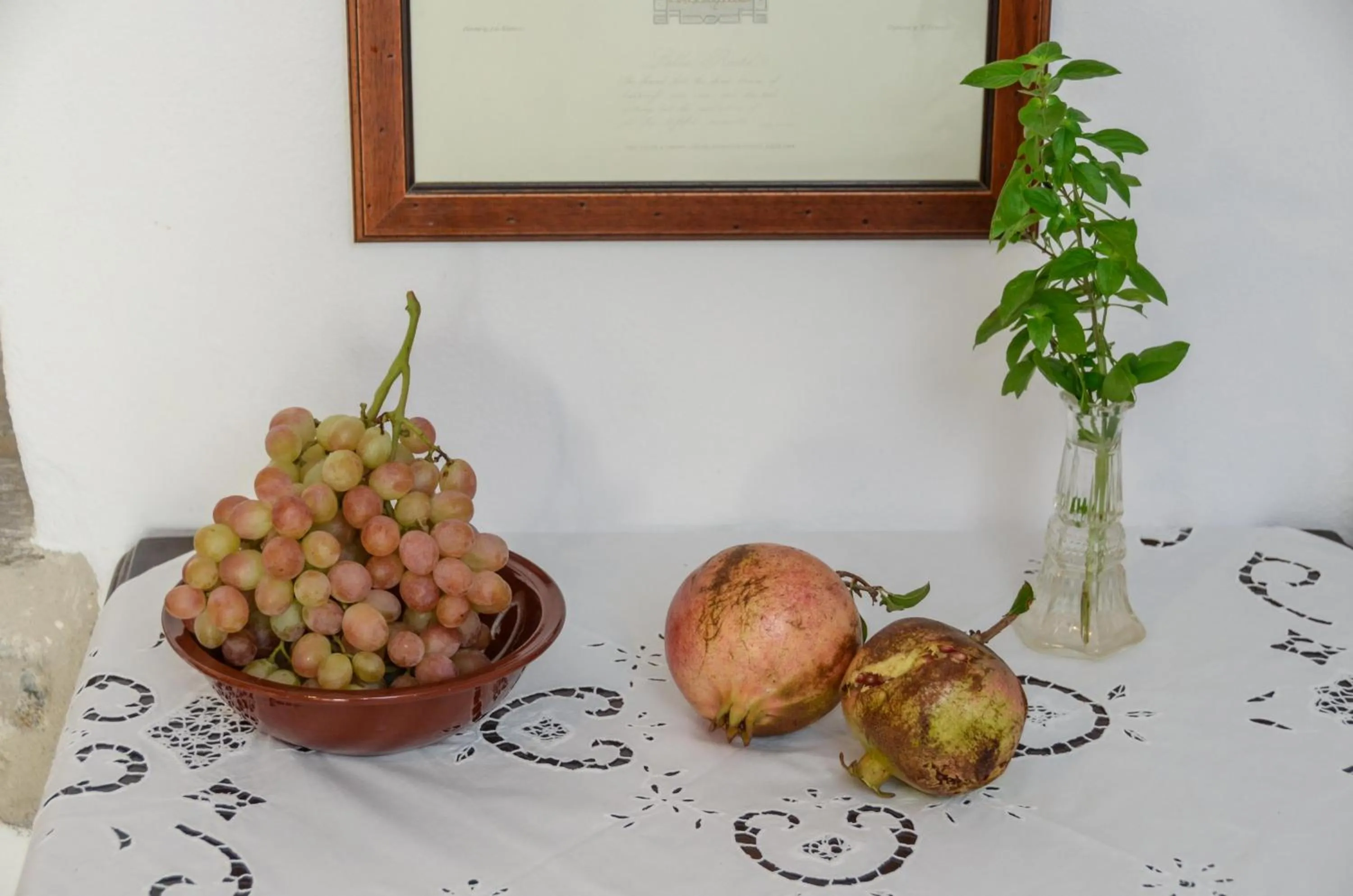 Decorative detail in Venetiko Apartments