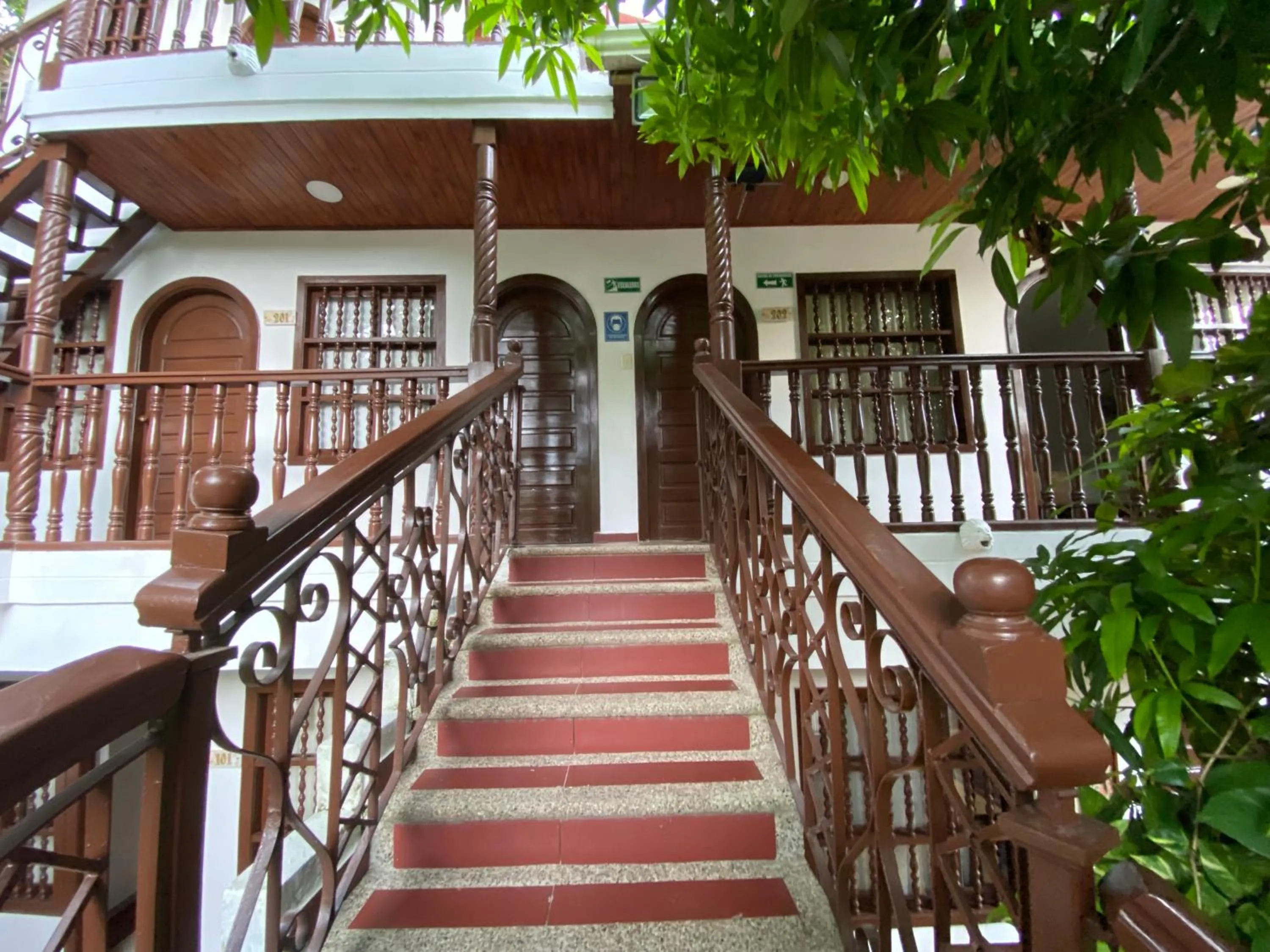 Garden view in Hotel Casa Colonial