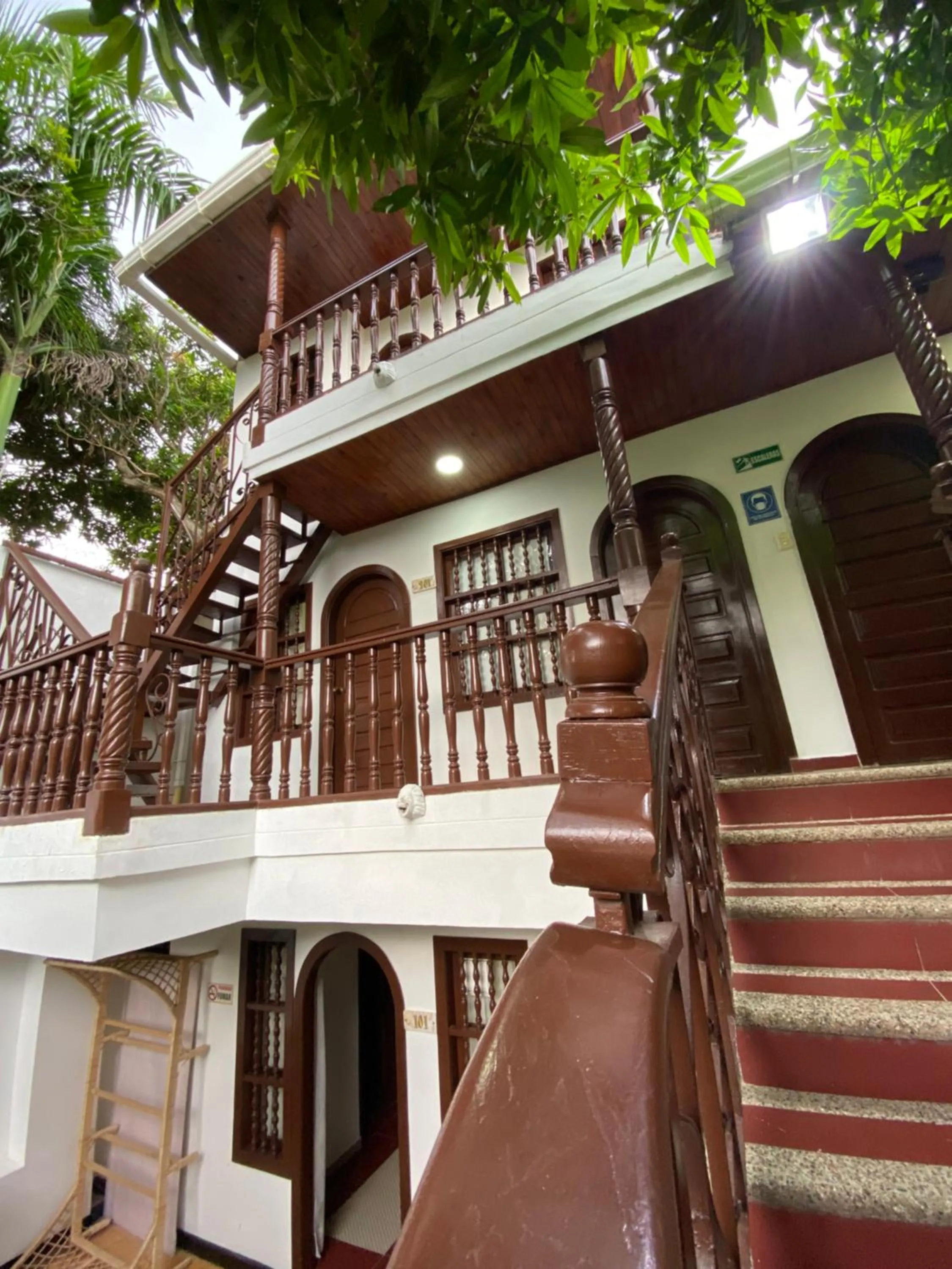 Garden view in Hotel Casa Colonial