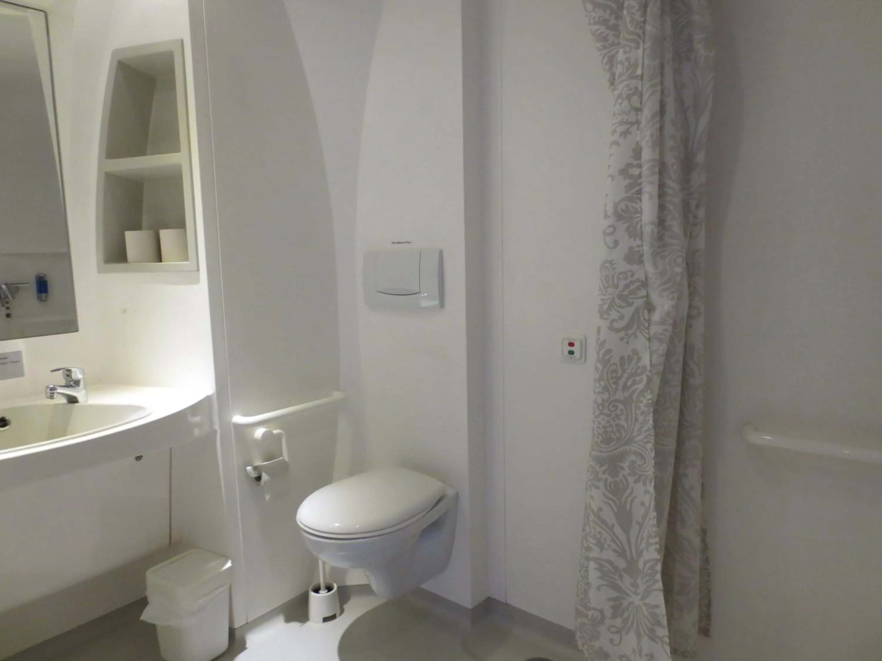 Toilet in STF Jumbo Stay Stockholm