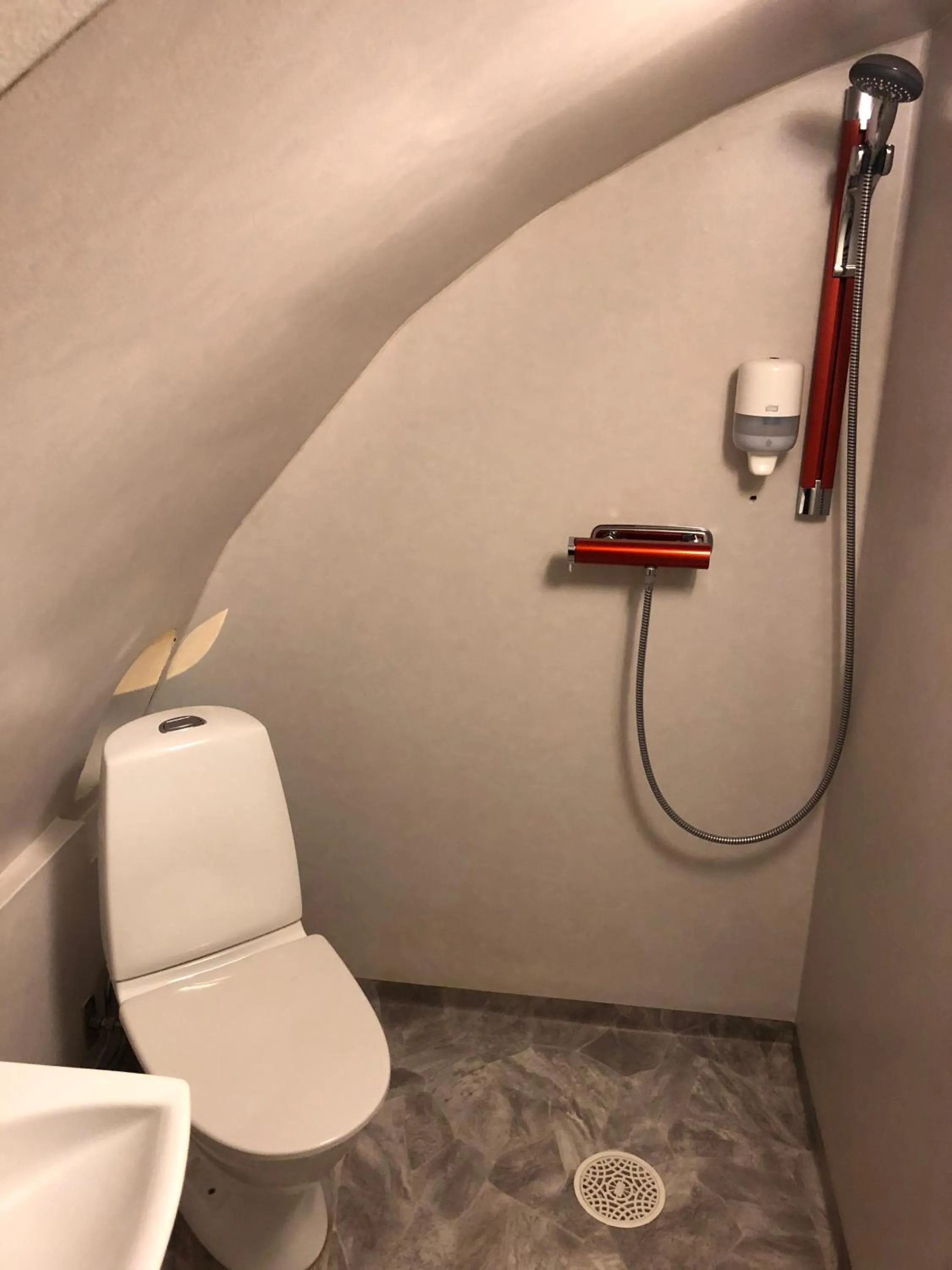 Toilet in STF Jumbo Stay Stockholm