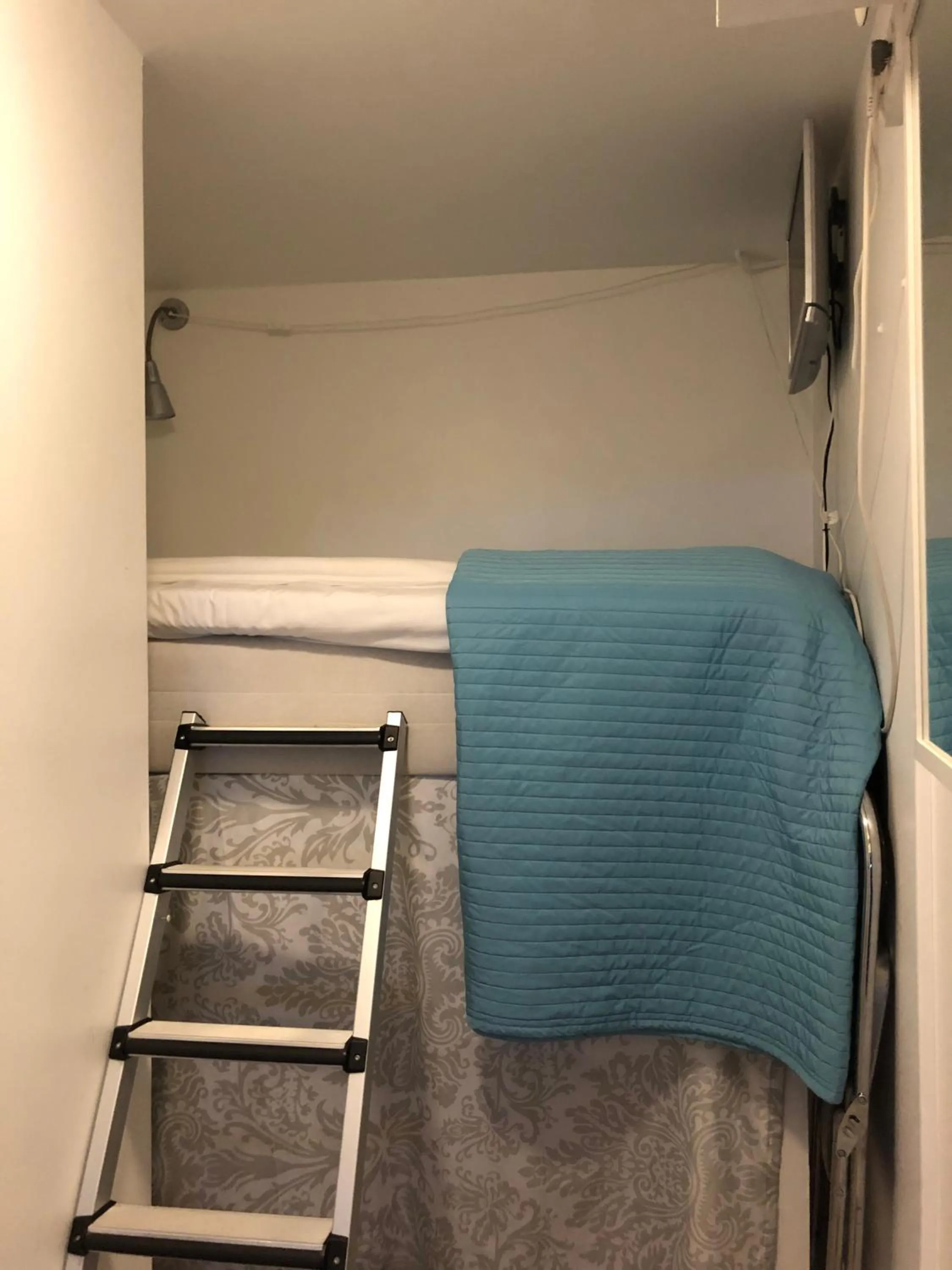 Bed in STF Jumbo Stay Stockholm