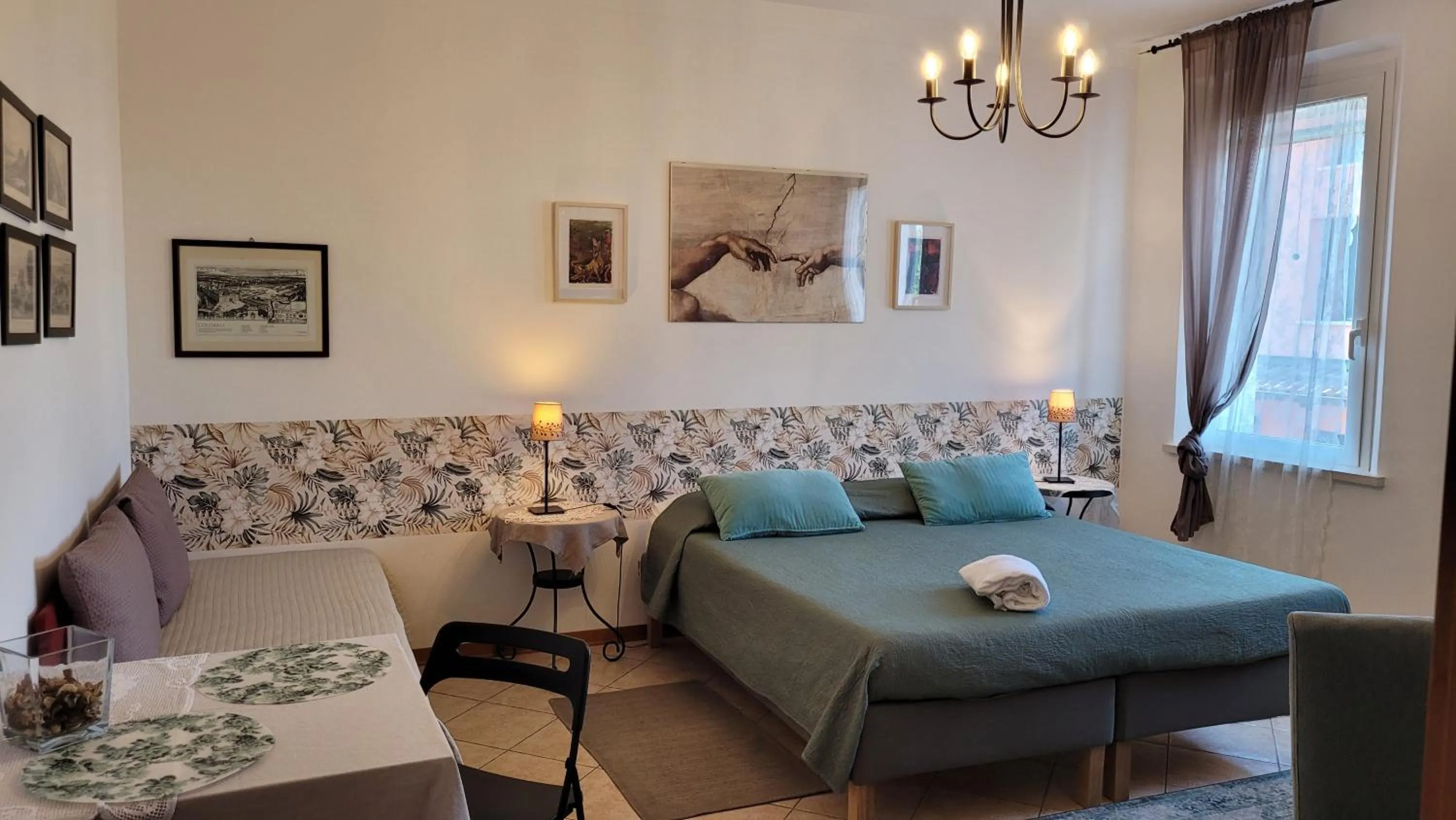 Bed in La Meridiana Affittacamere