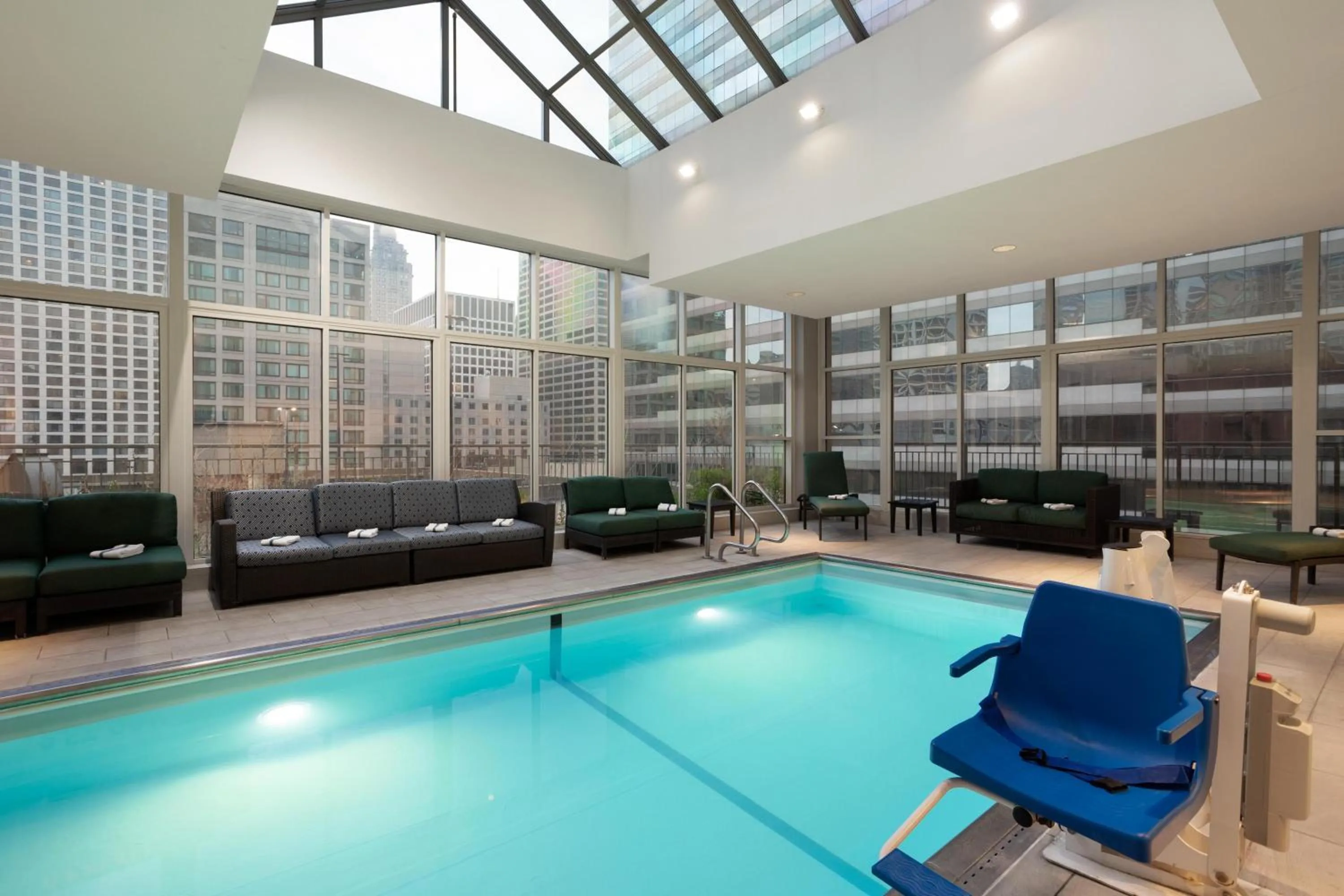 Pool view in Hilton Garden Inn Chicago Downtown/Magnificent Mile