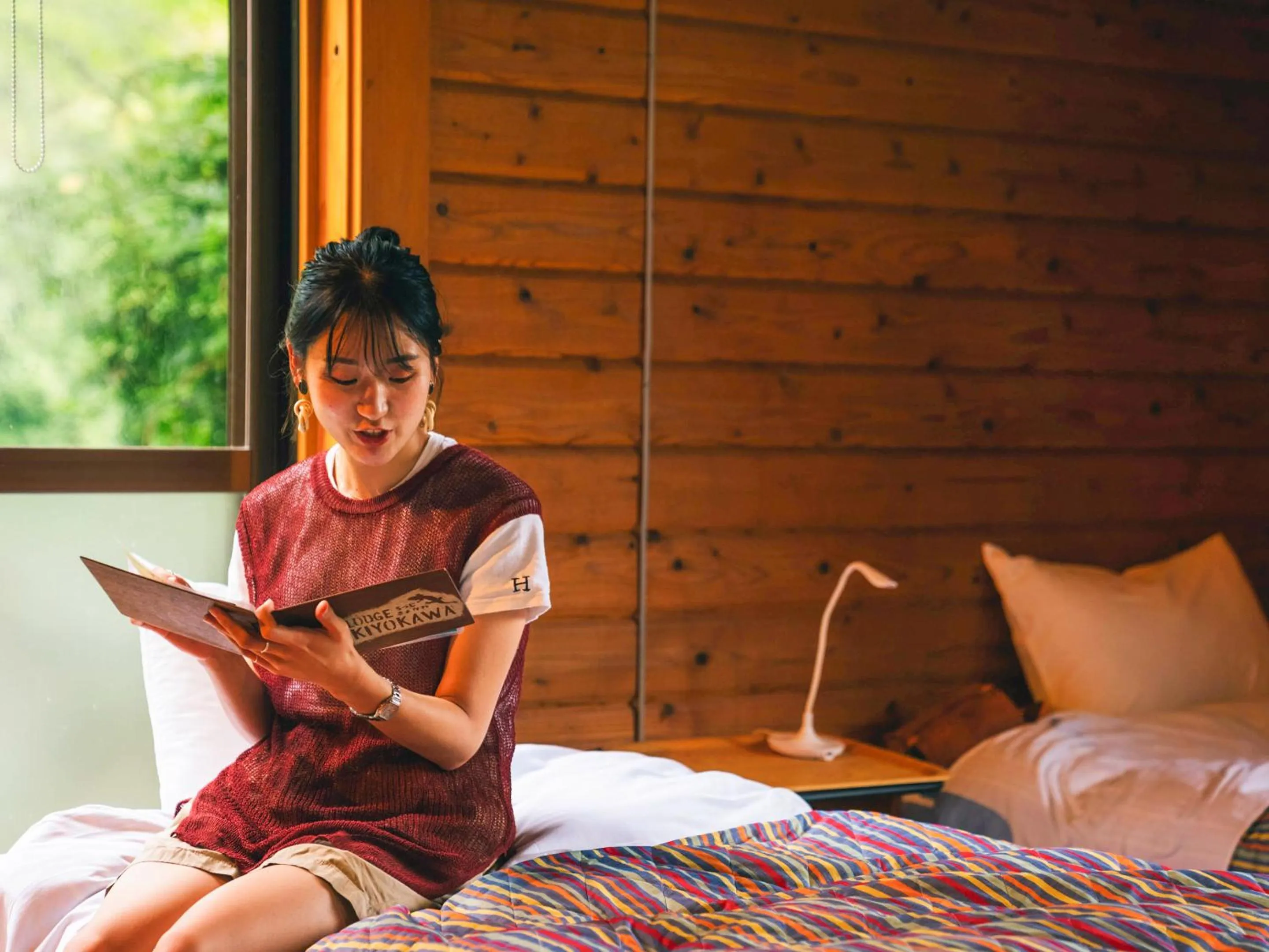 Photo of the whole room, Bed in Lodge Kiyokawa