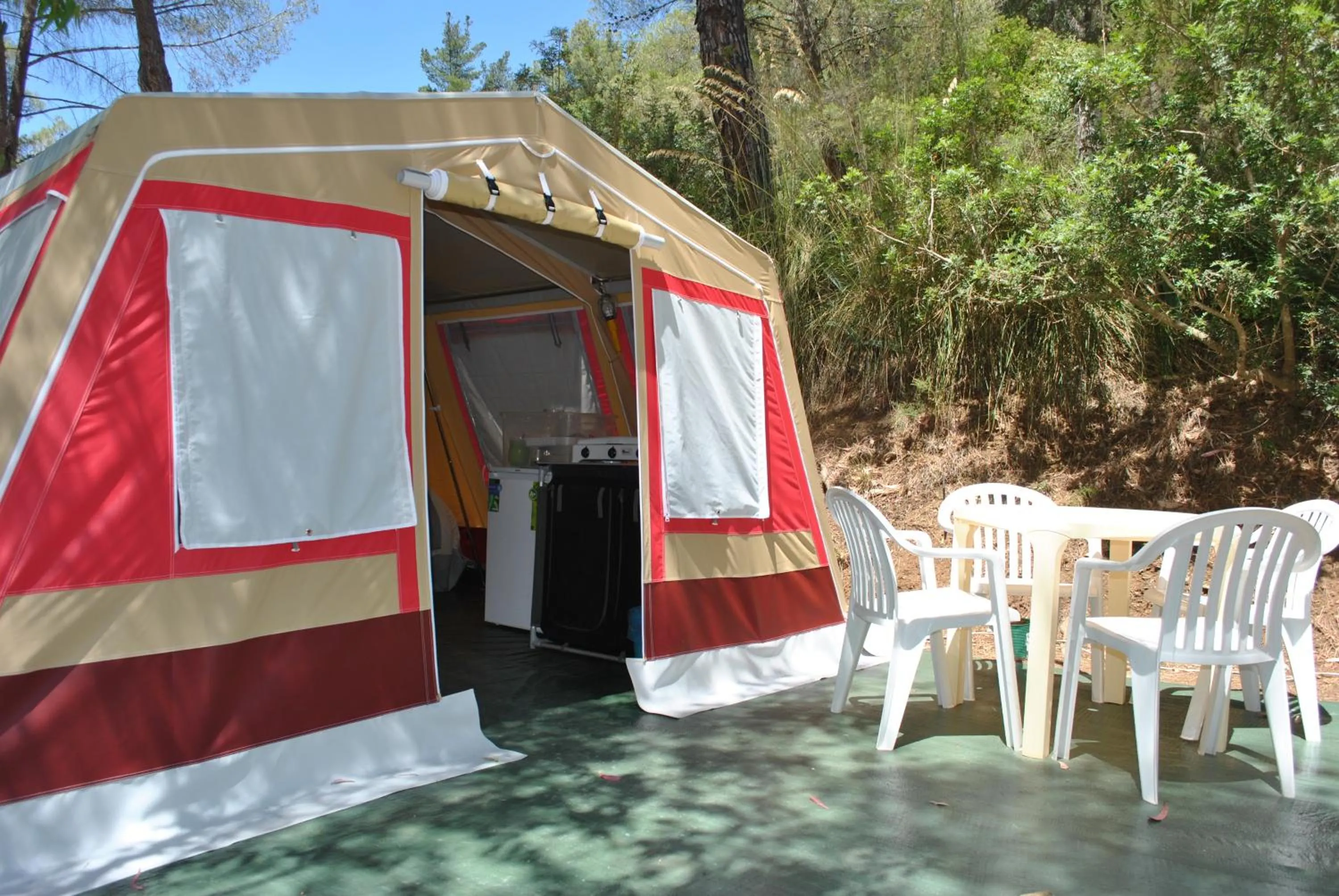 Patio in Camping Village Canapai