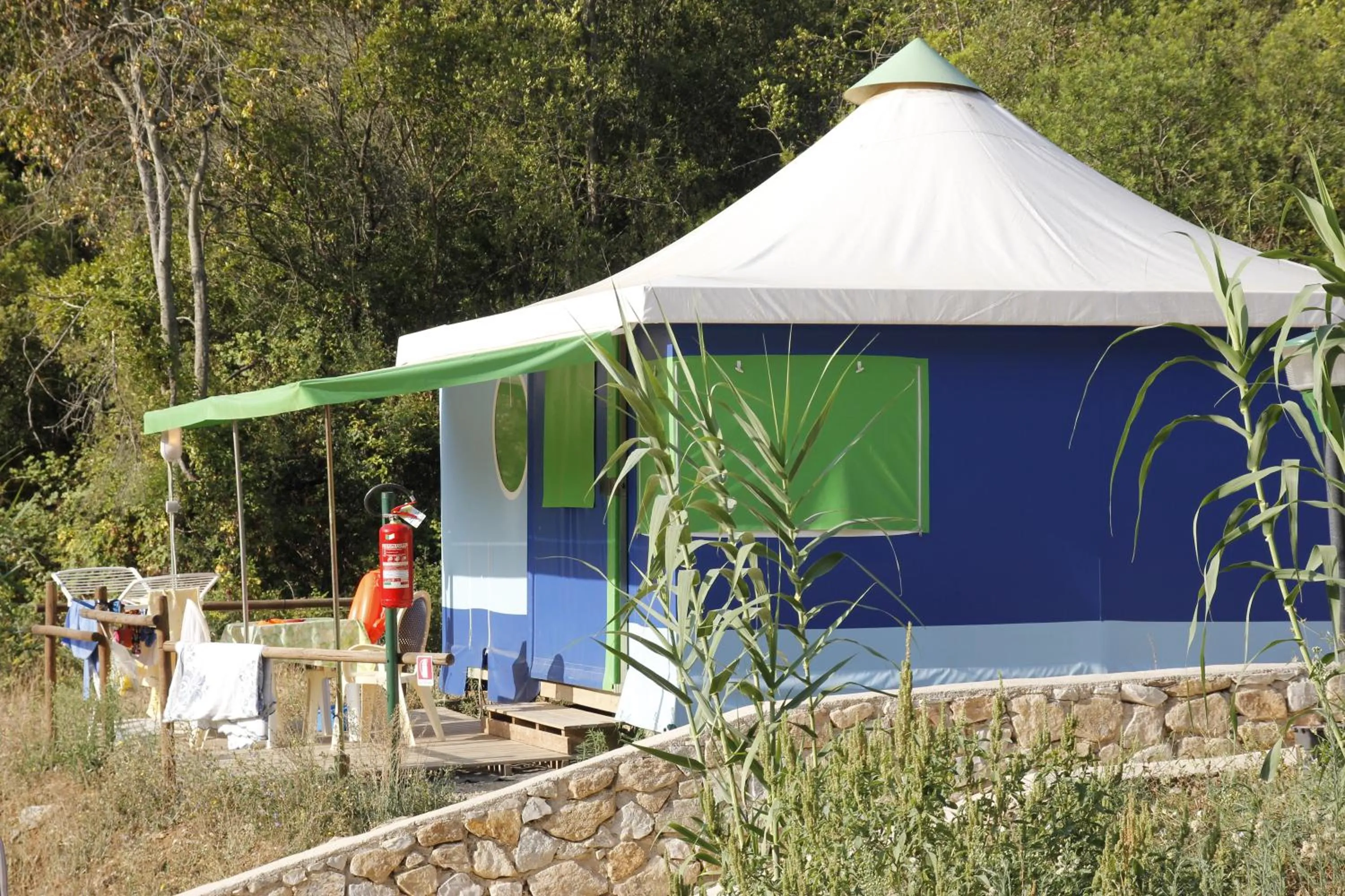 Decorative detail in Camping Village Canapai