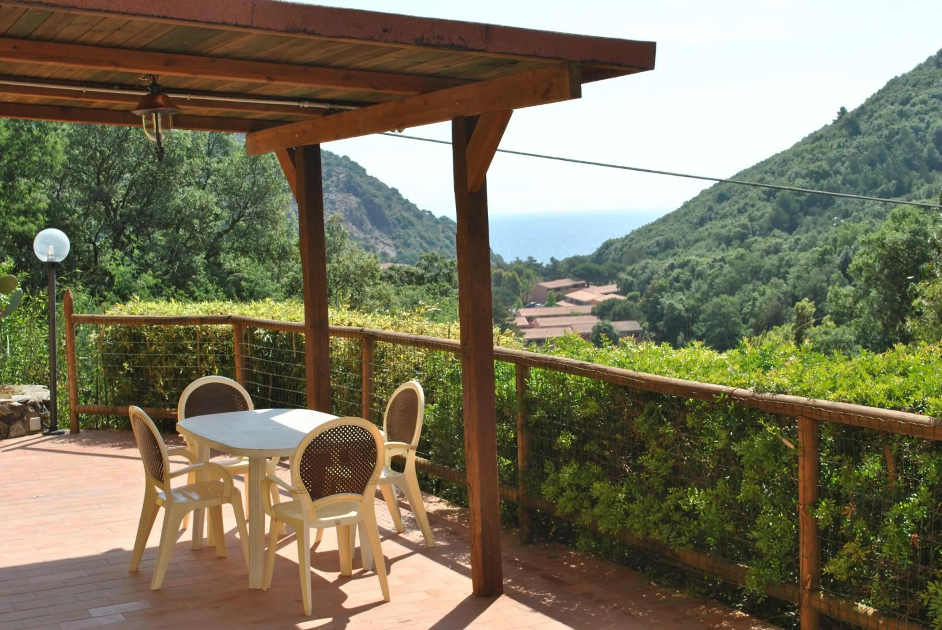 Balcony/Terrace in Camping Village Canapai