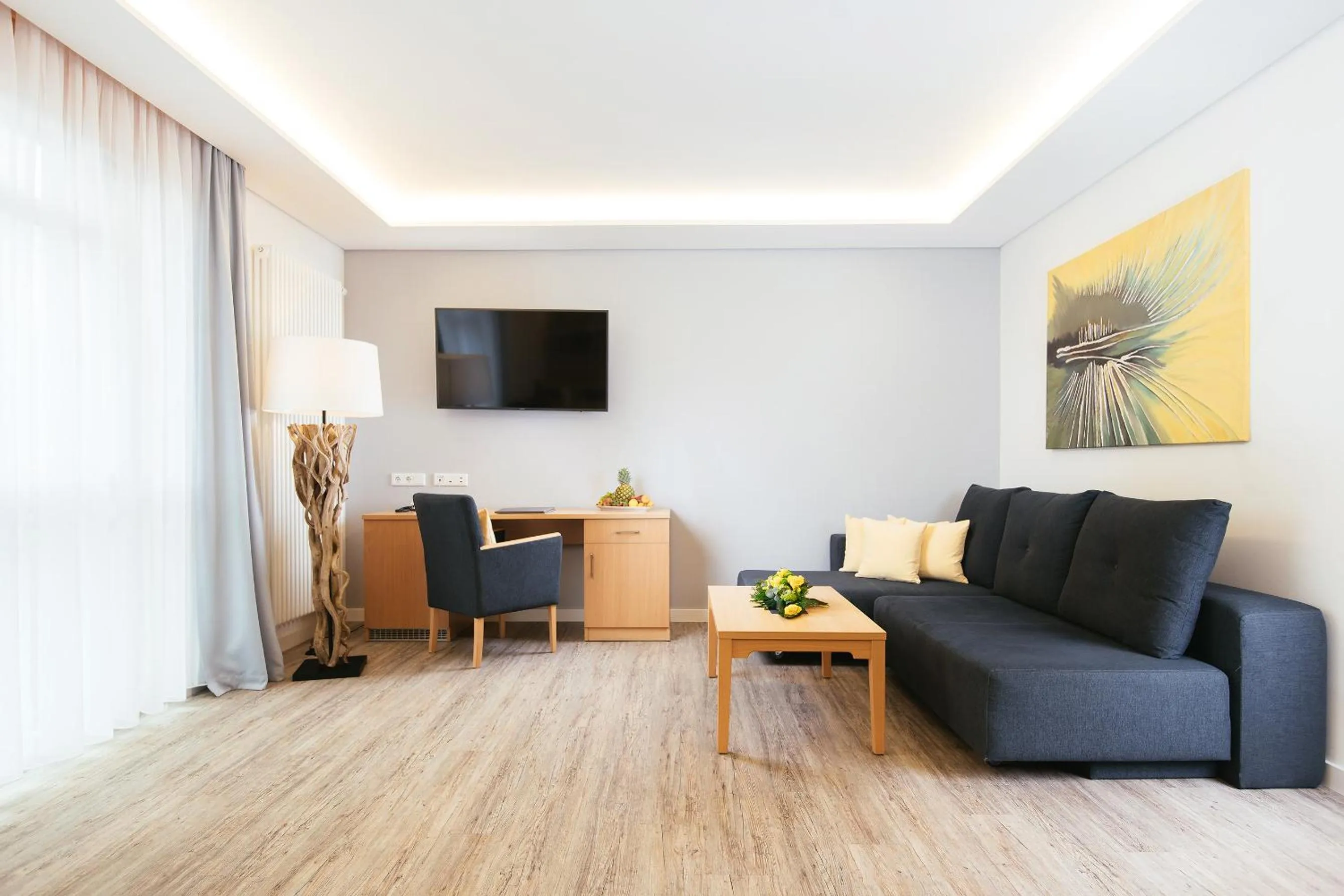 Living room in Hotel Edison