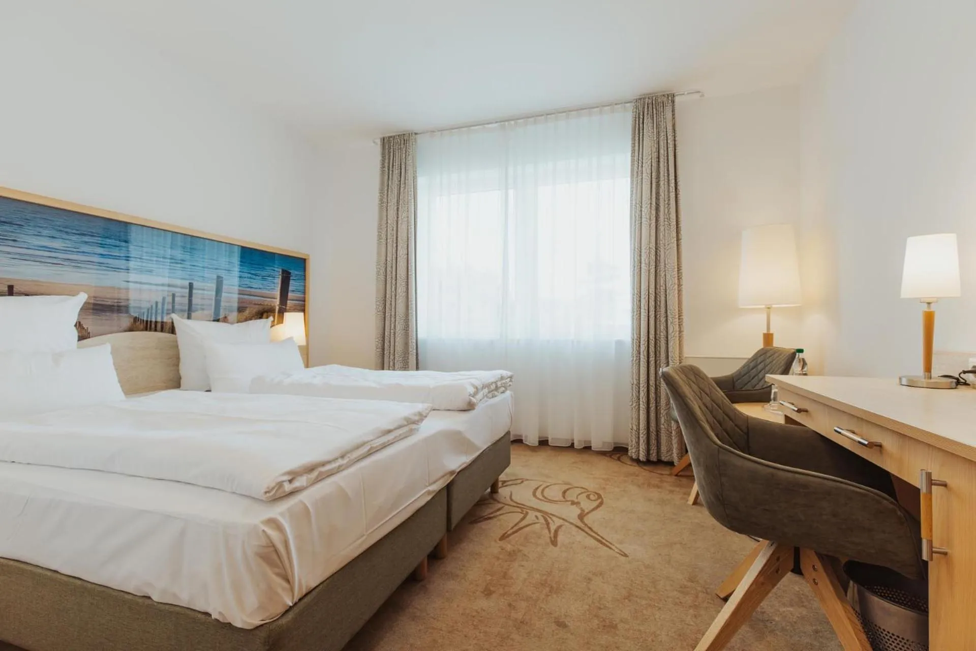 Bed in Parkhotel IV Jahreszeiten Kühlungsborn