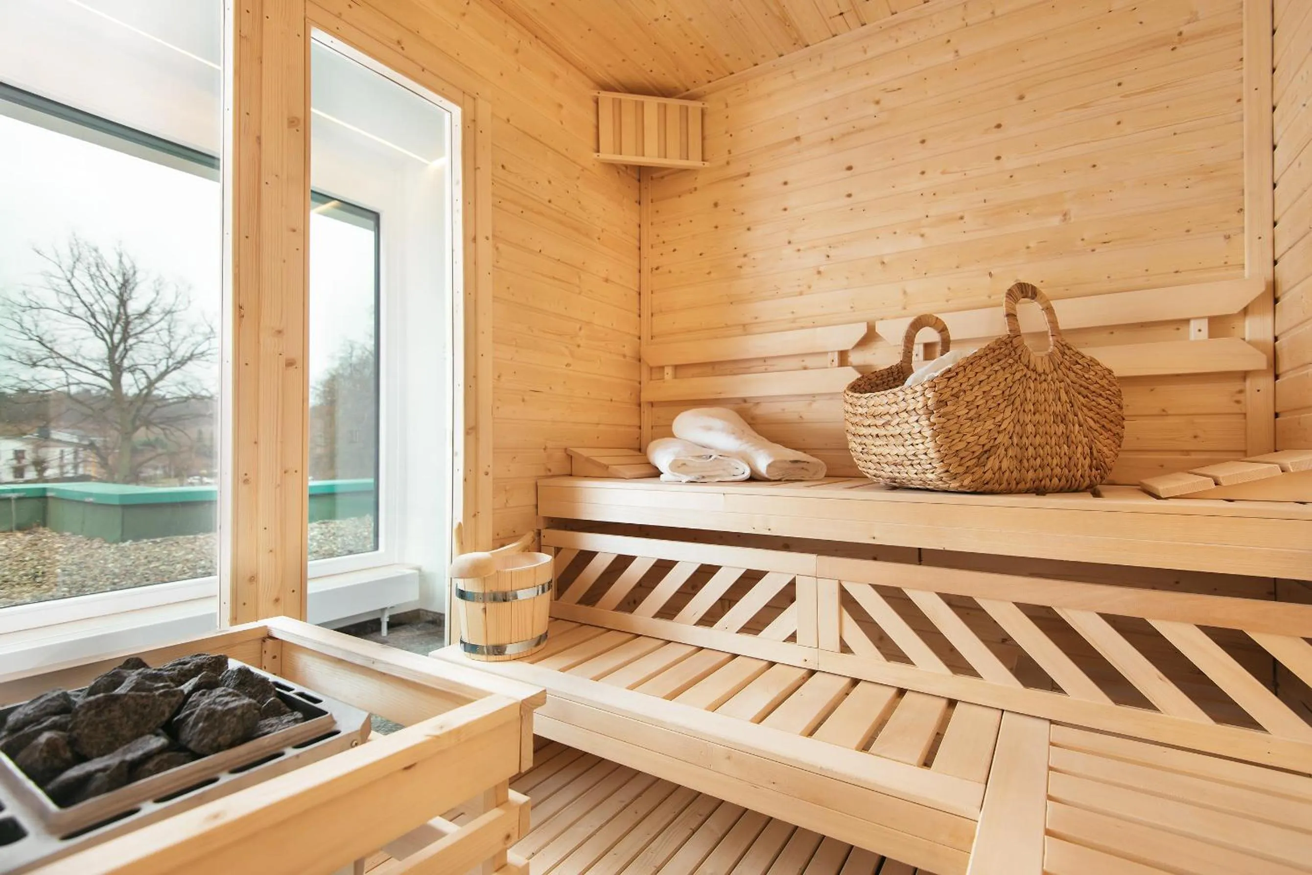 Sauna in Hotel Edison