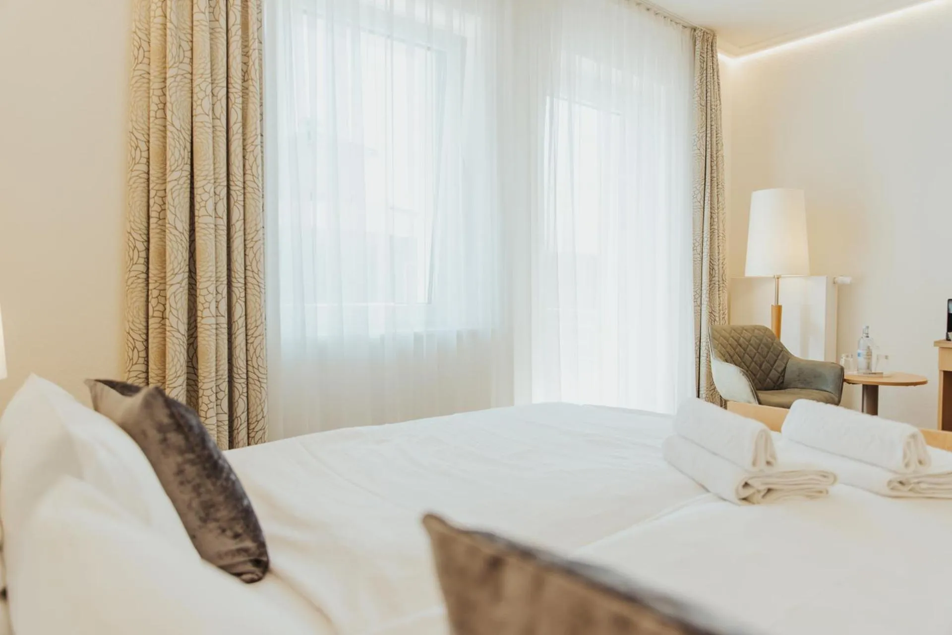 Bed in Parkhotel IV Jahreszeiten Kühlungsborn