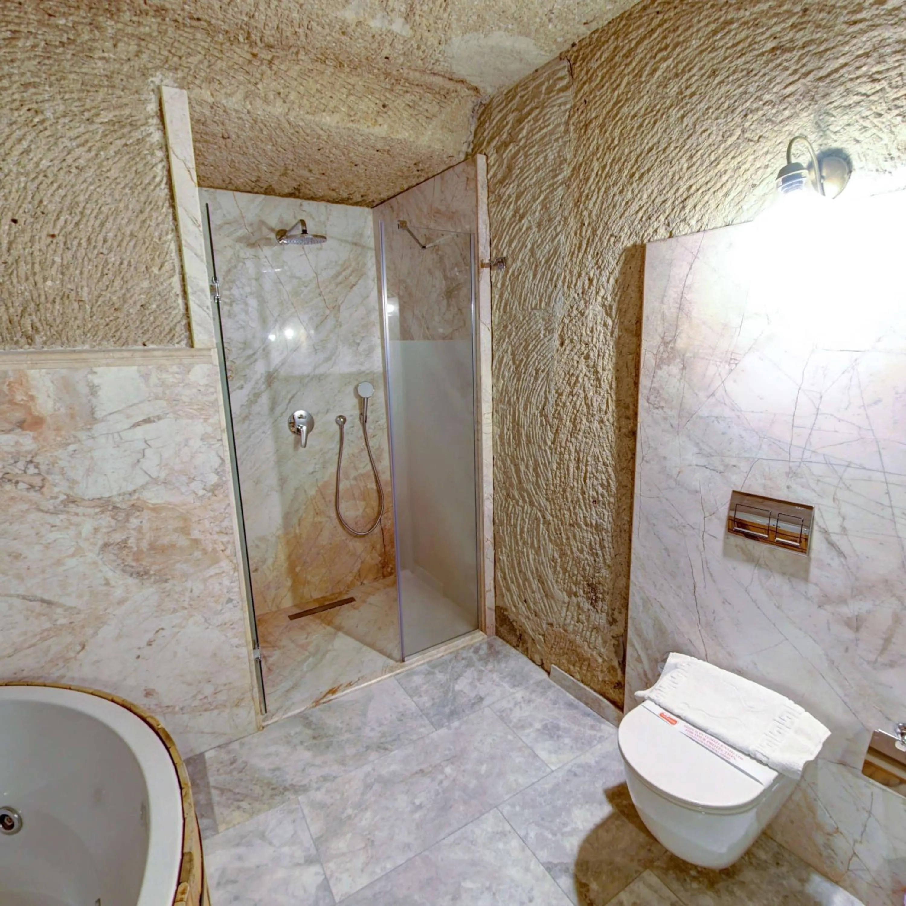 Bathroom in Roma Cave Suite