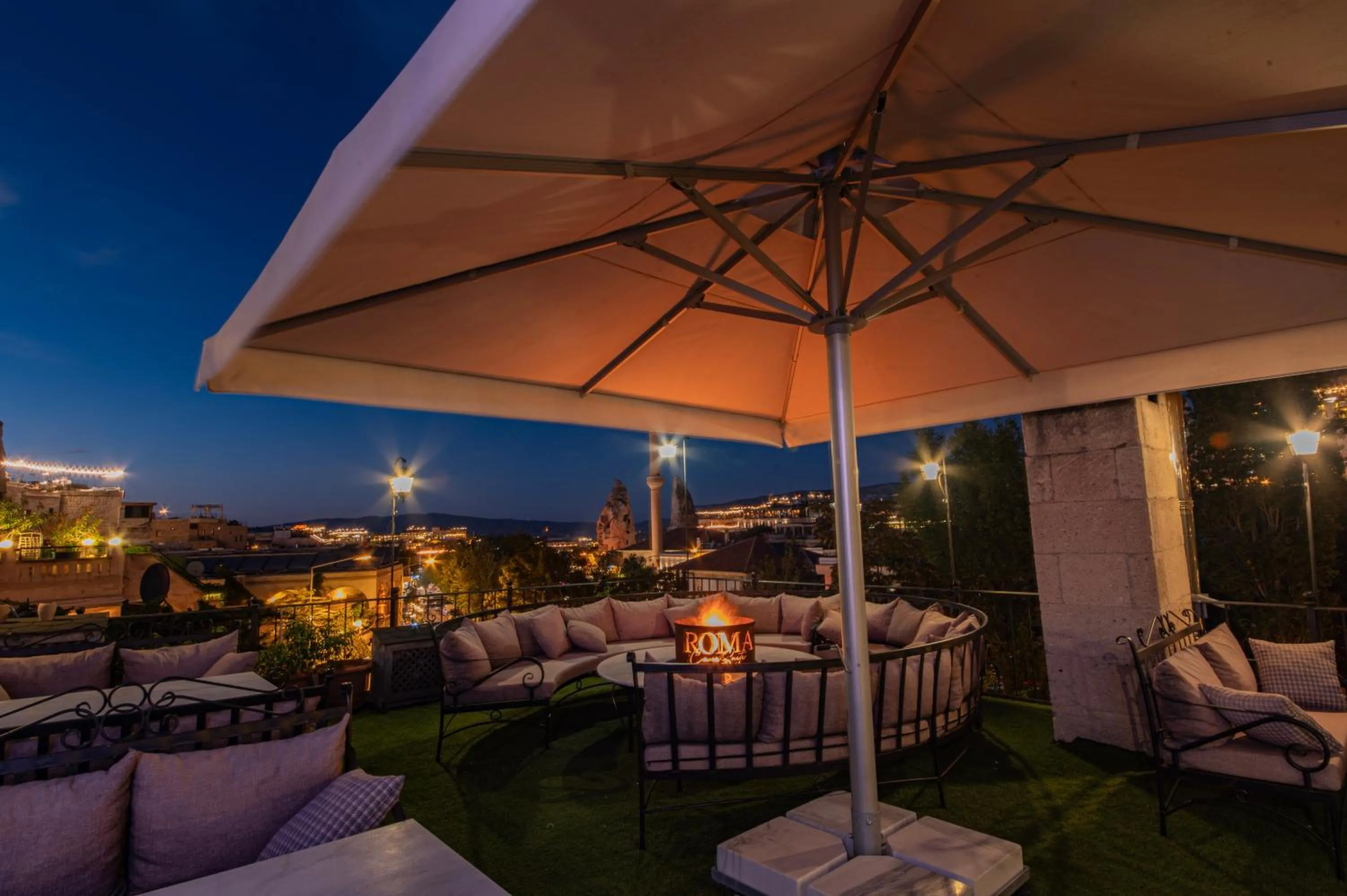 Patio in Roma Cave Suite