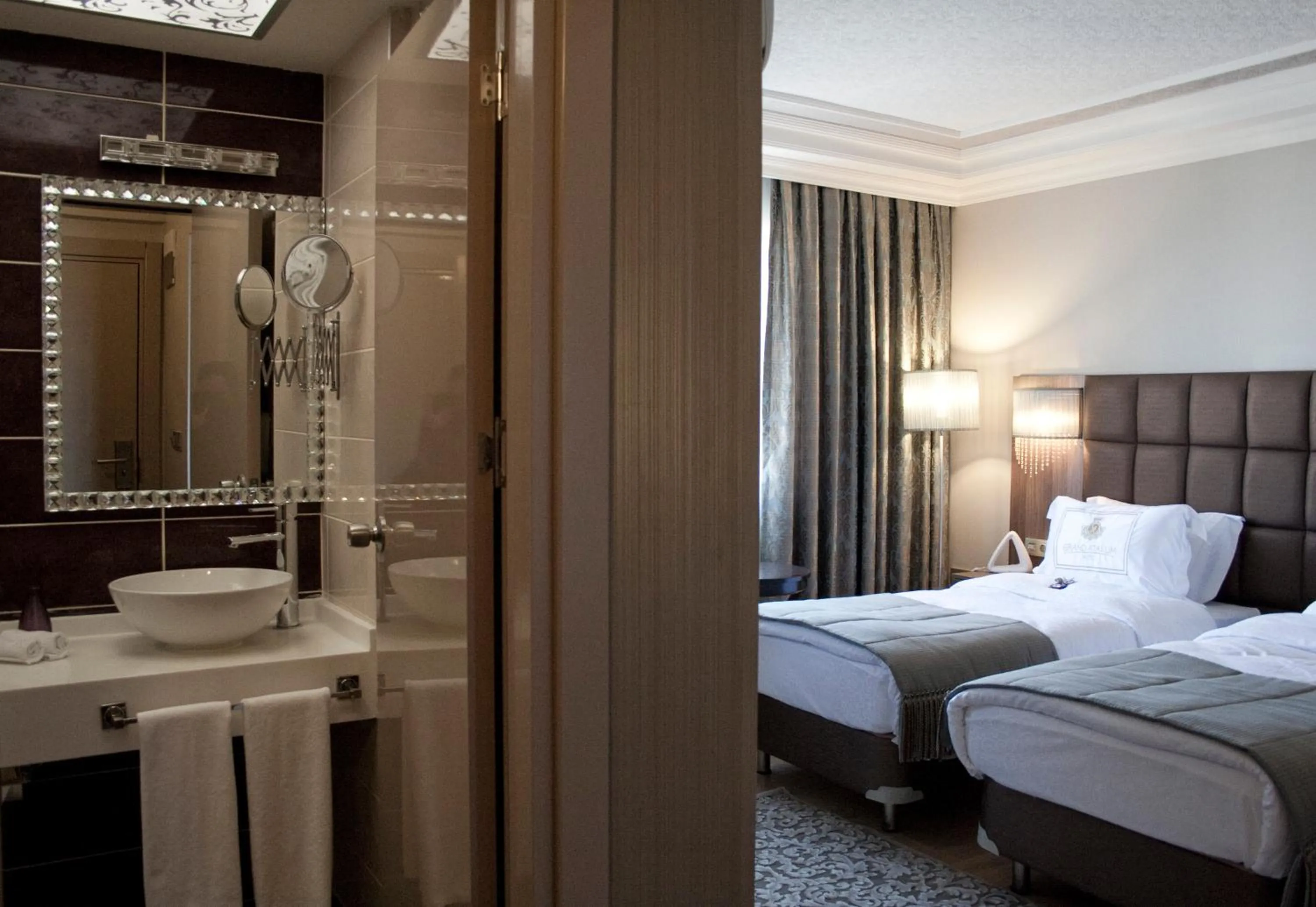 Bed in Grand Atakum Hotel