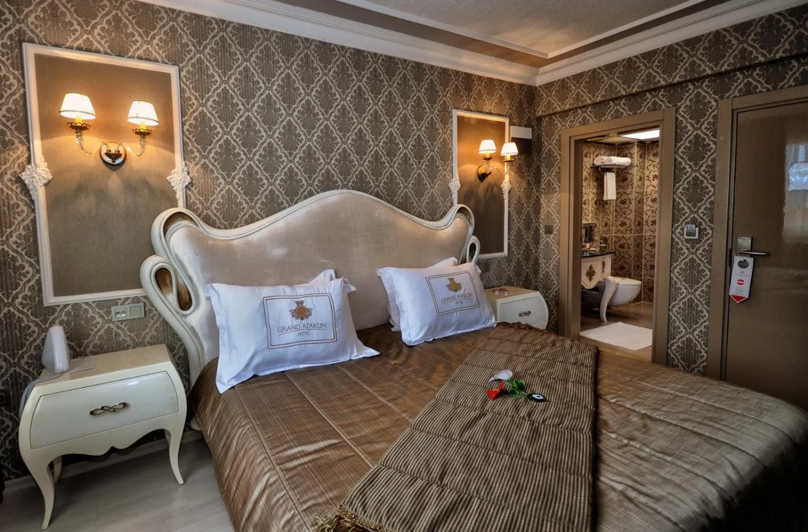 Bed in Grand Atakum Hotel