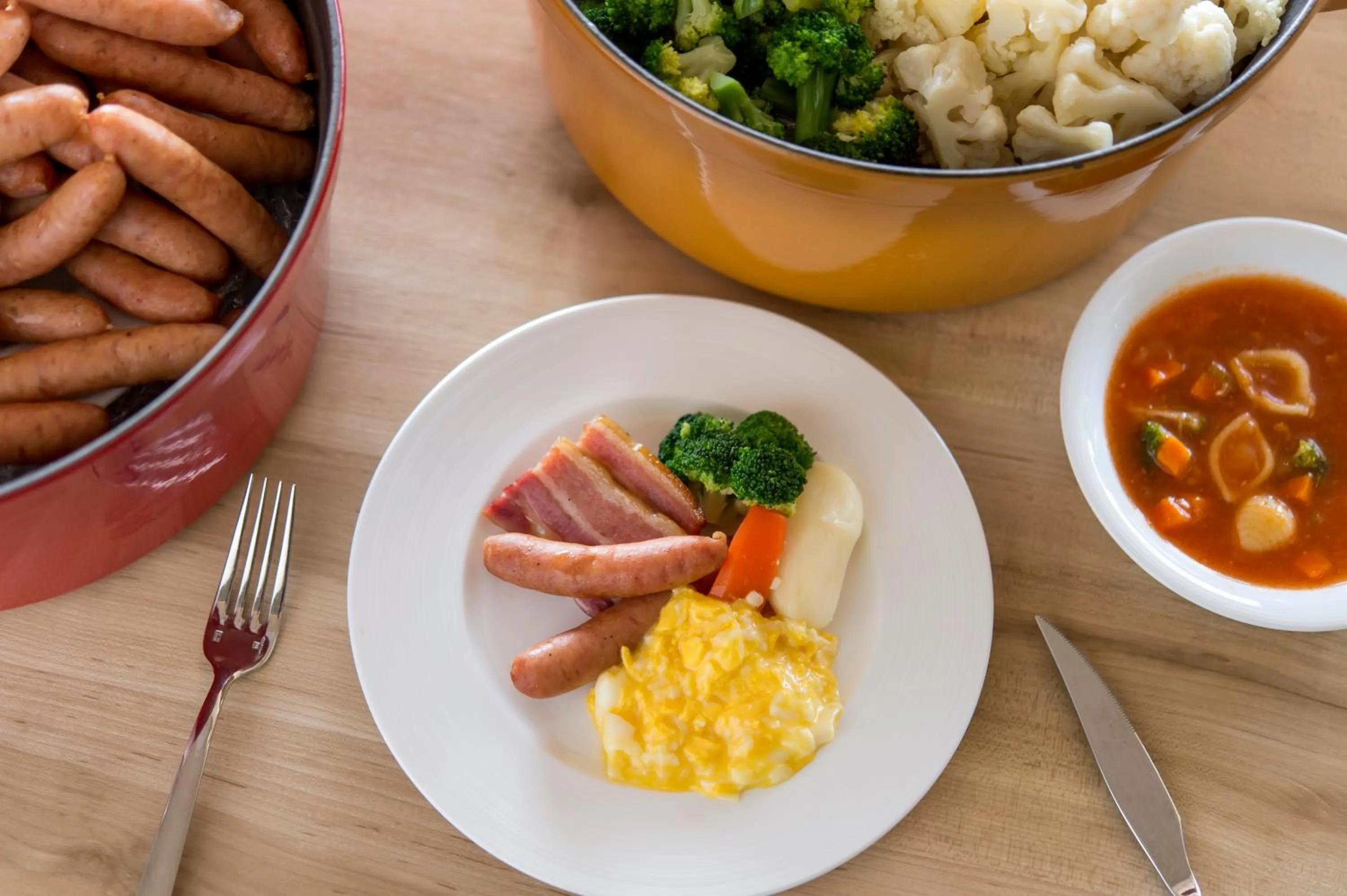 Buffet breakfast in Hotel Ole