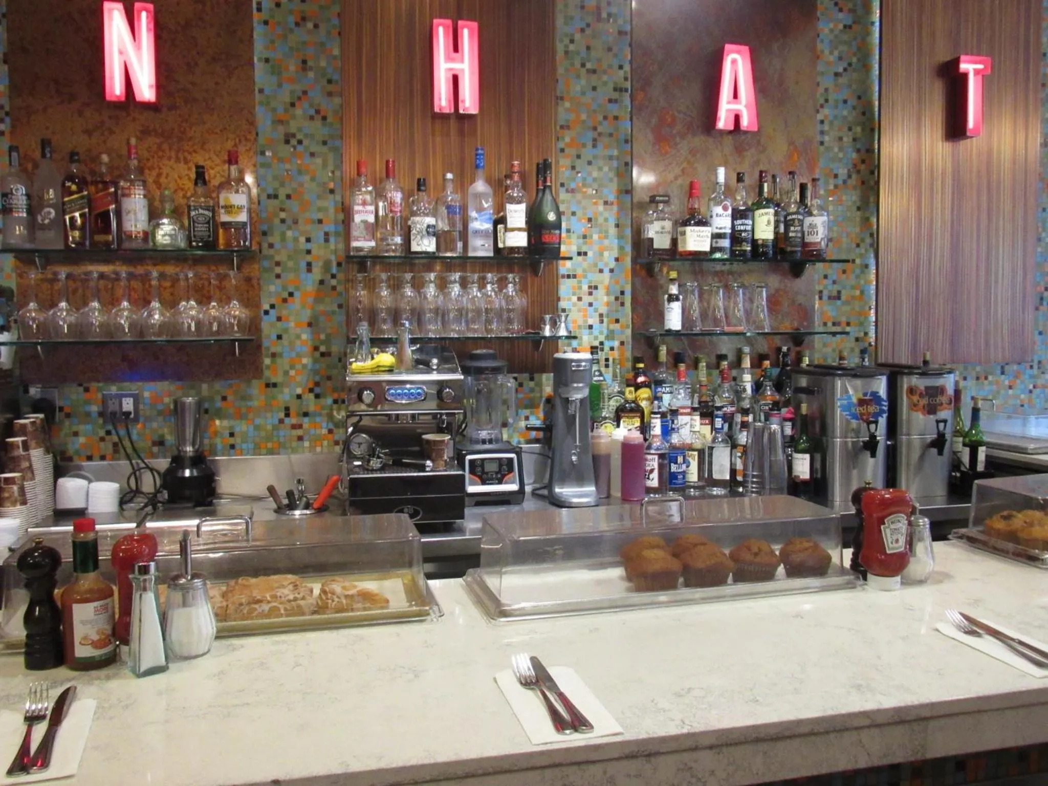 Alcoholic drinks in Hotel Newton