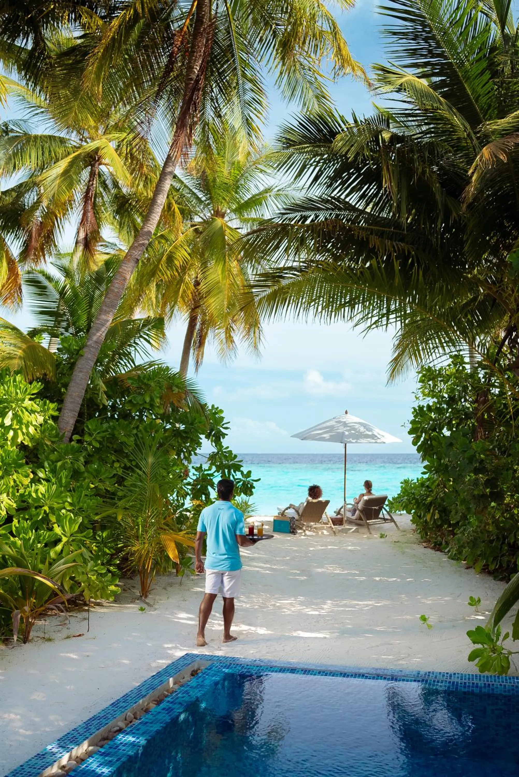 Pool view in Baglioni Resort Maldives - Luxury All Inclusive