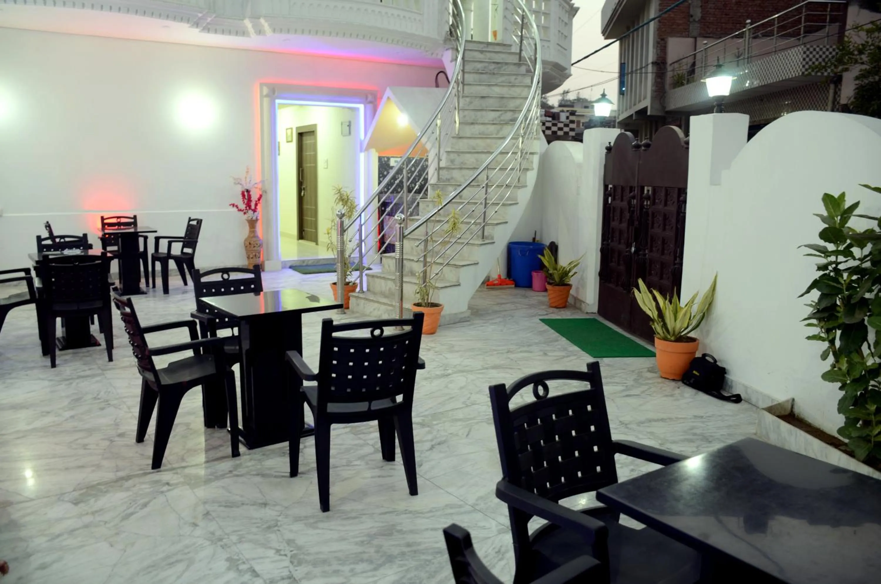 Balcony/Terrace in Taj Square A luxurious family homestay