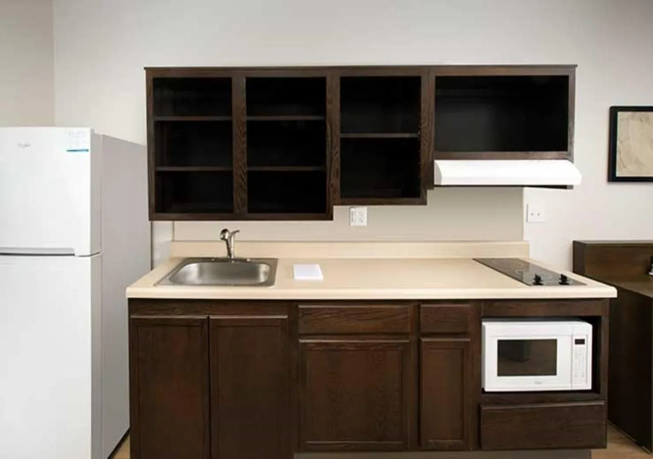 Kitchen or kitchenette in WoodSpring Suites Nashville near Rivergate