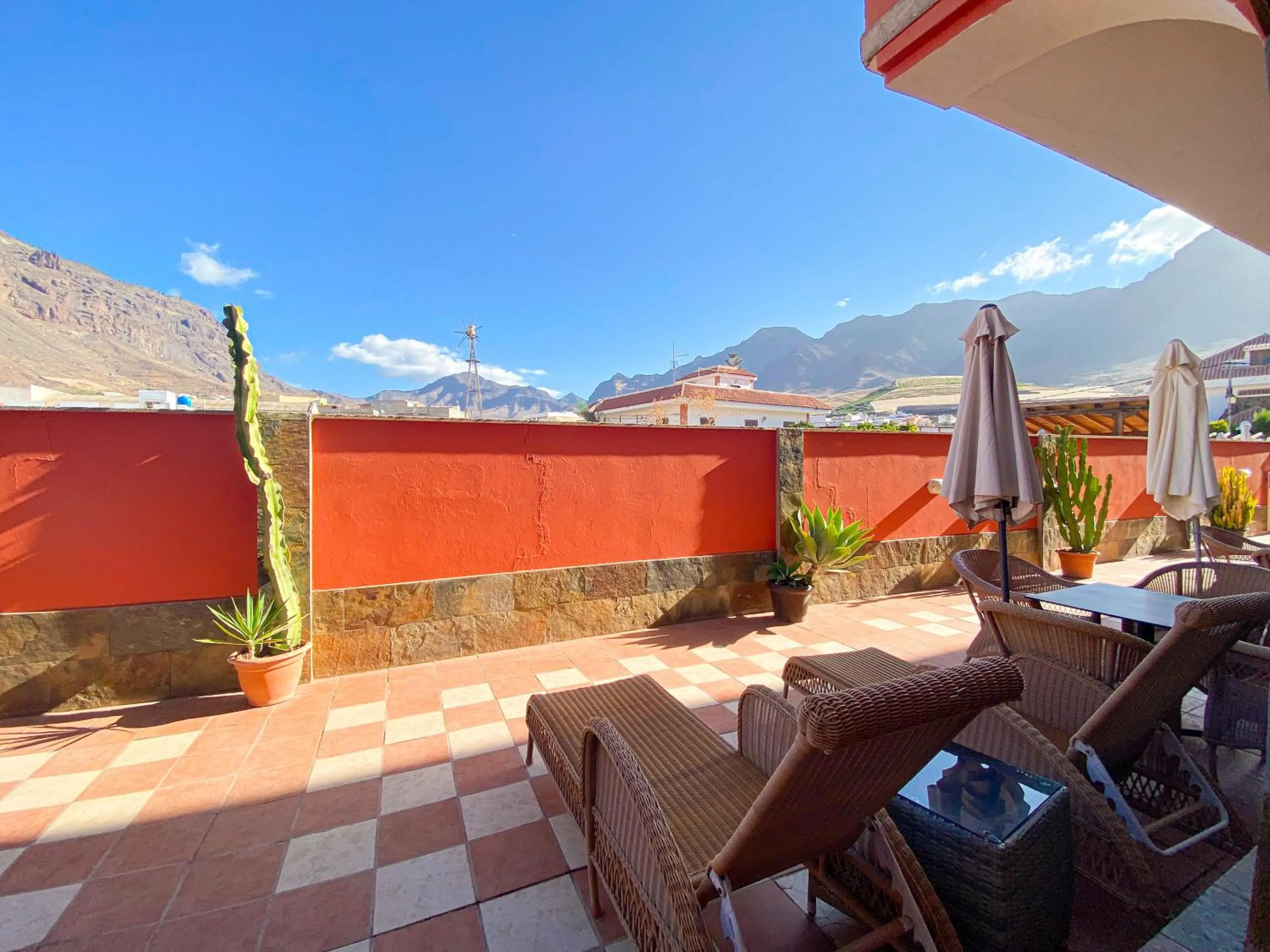 Balcony/Terrace in Hotel La Aldea Suites