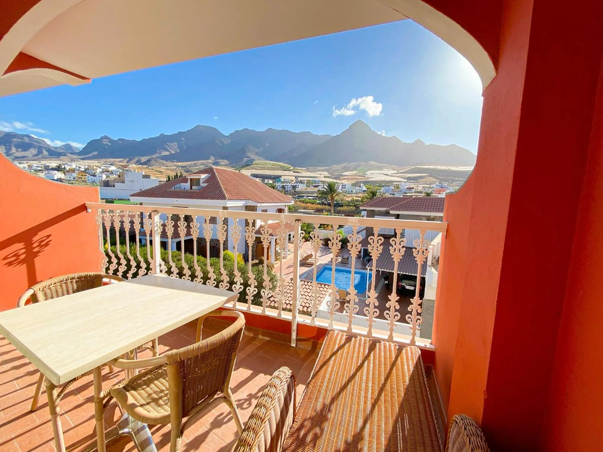 Balcony/Terrace in Hotel La Aldea Suites