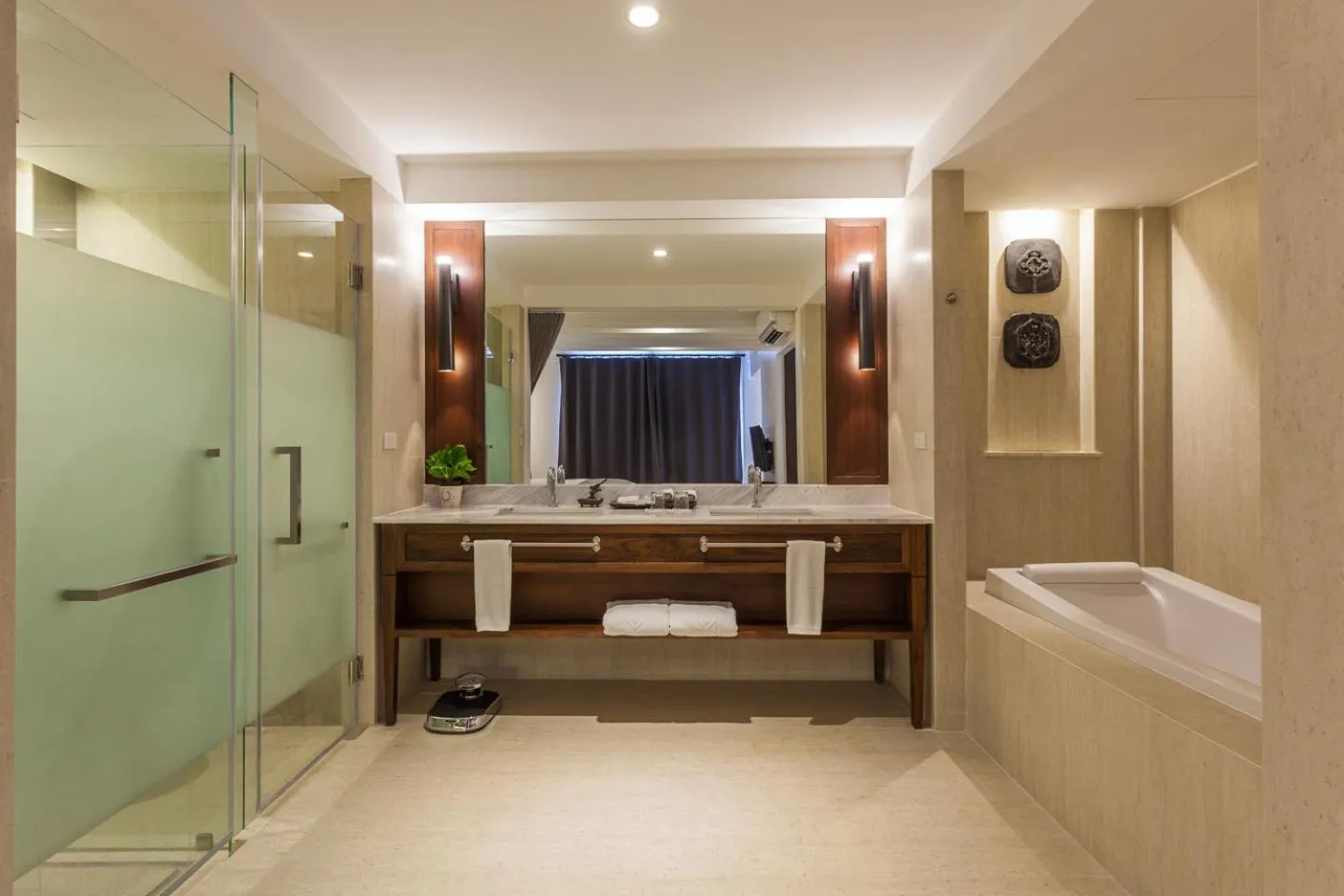 Bathroom in Marine Beach Hotel Pattaya - SHA Plus