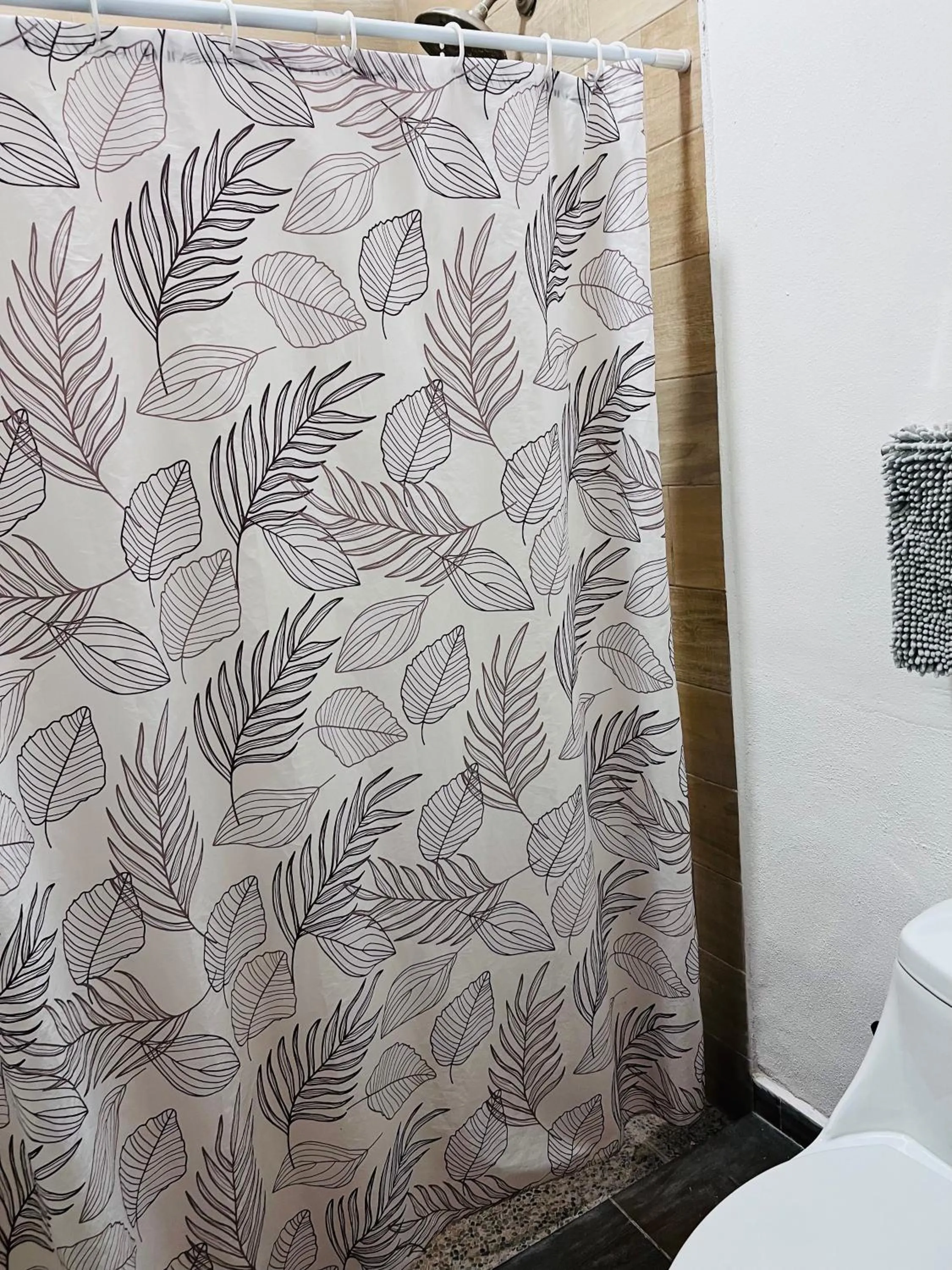 Bathroom, Bed in Villa Los Corales