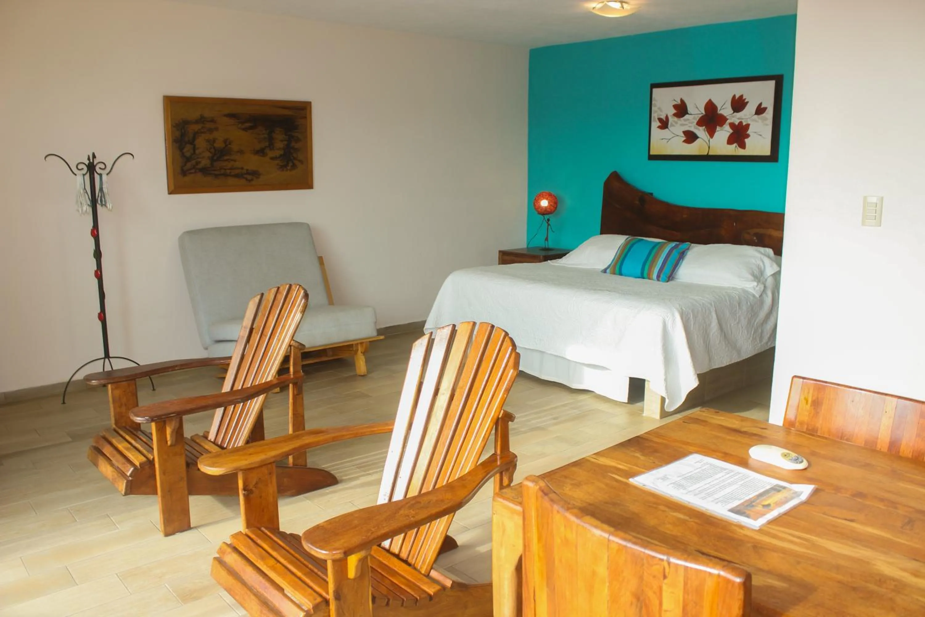 Balcony/Terrace, Bed in Villa Los Corales