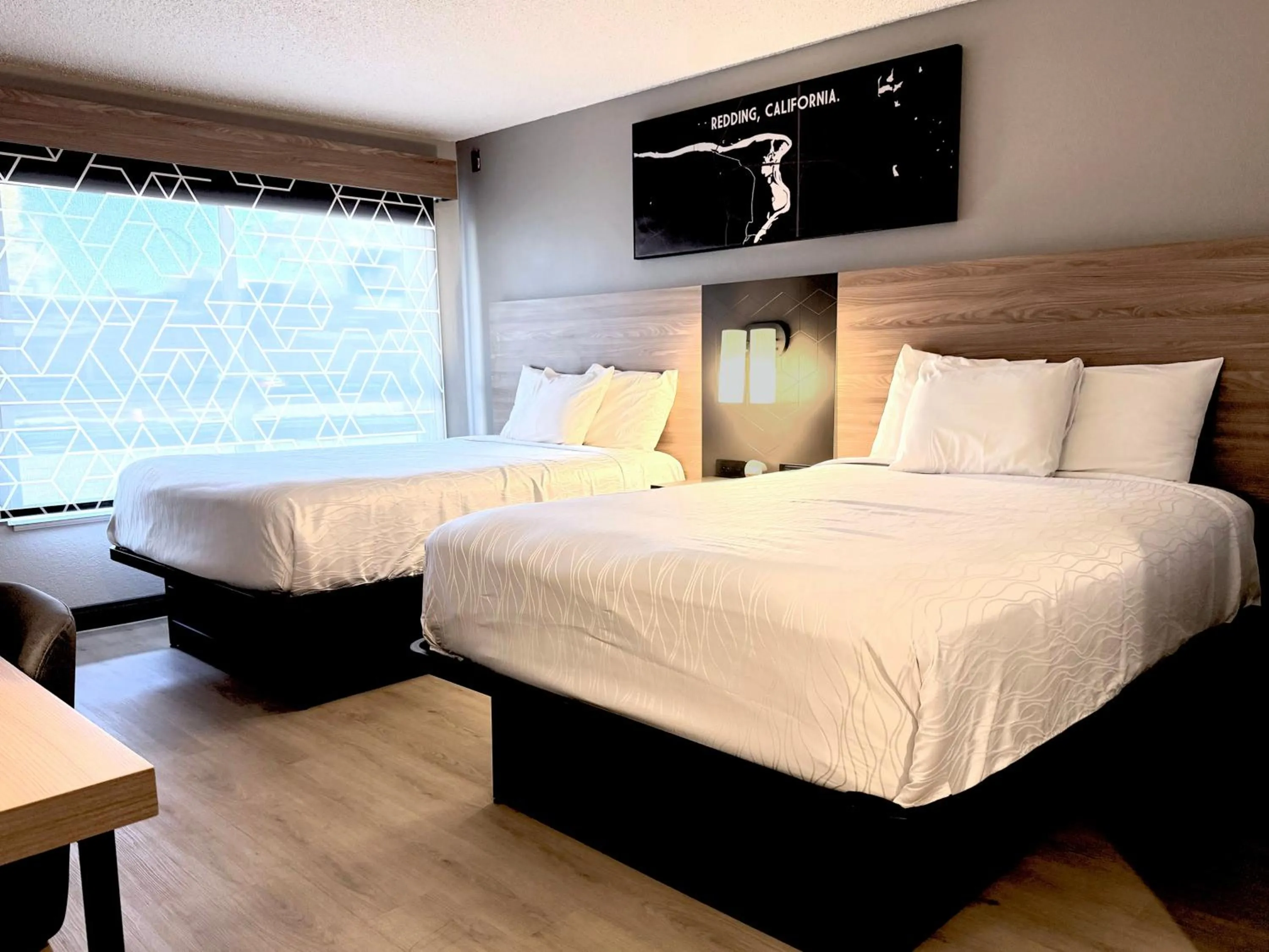 Bed in Thunderbird Lodge