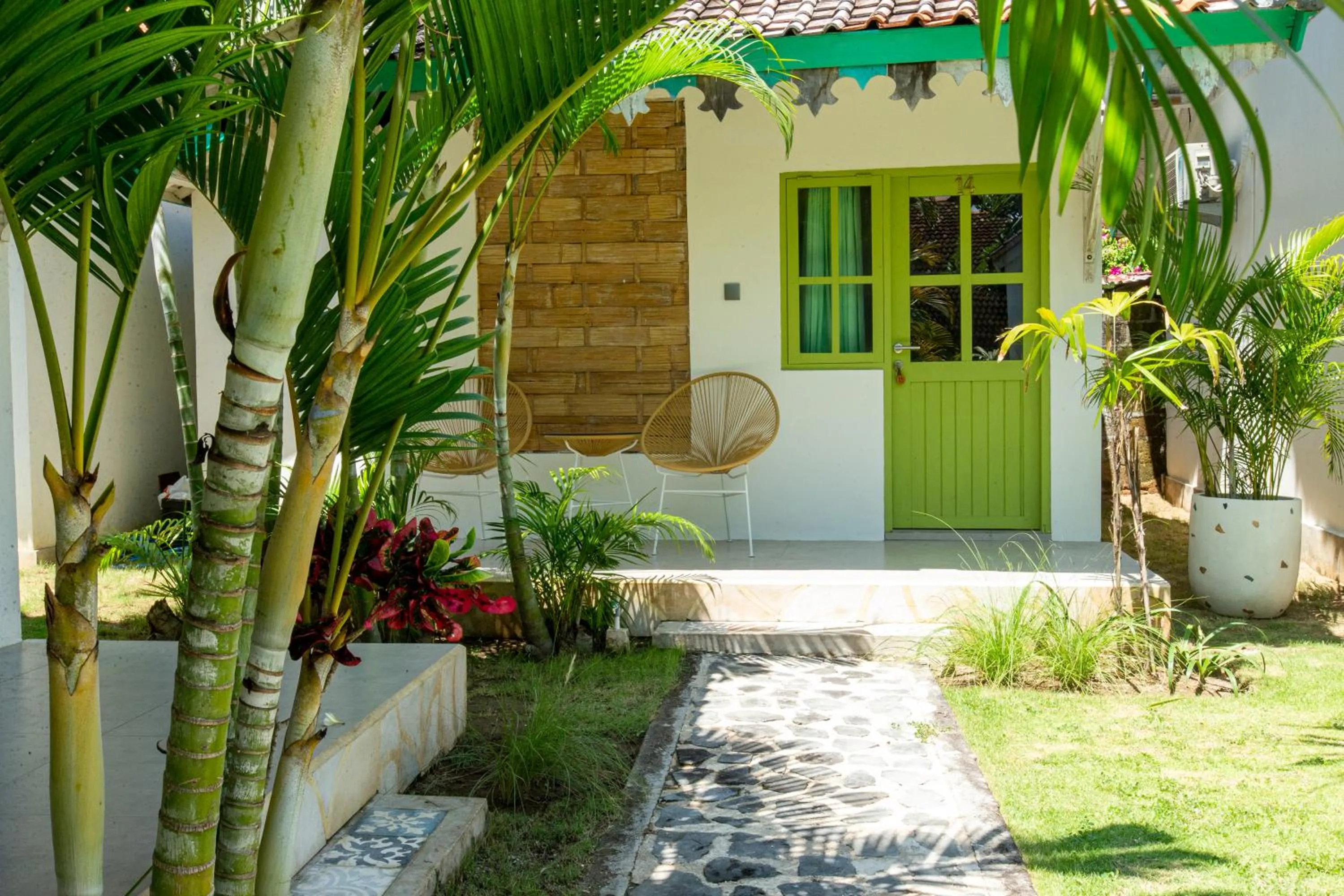 Balcony/Terrace in La Roja Bungalows