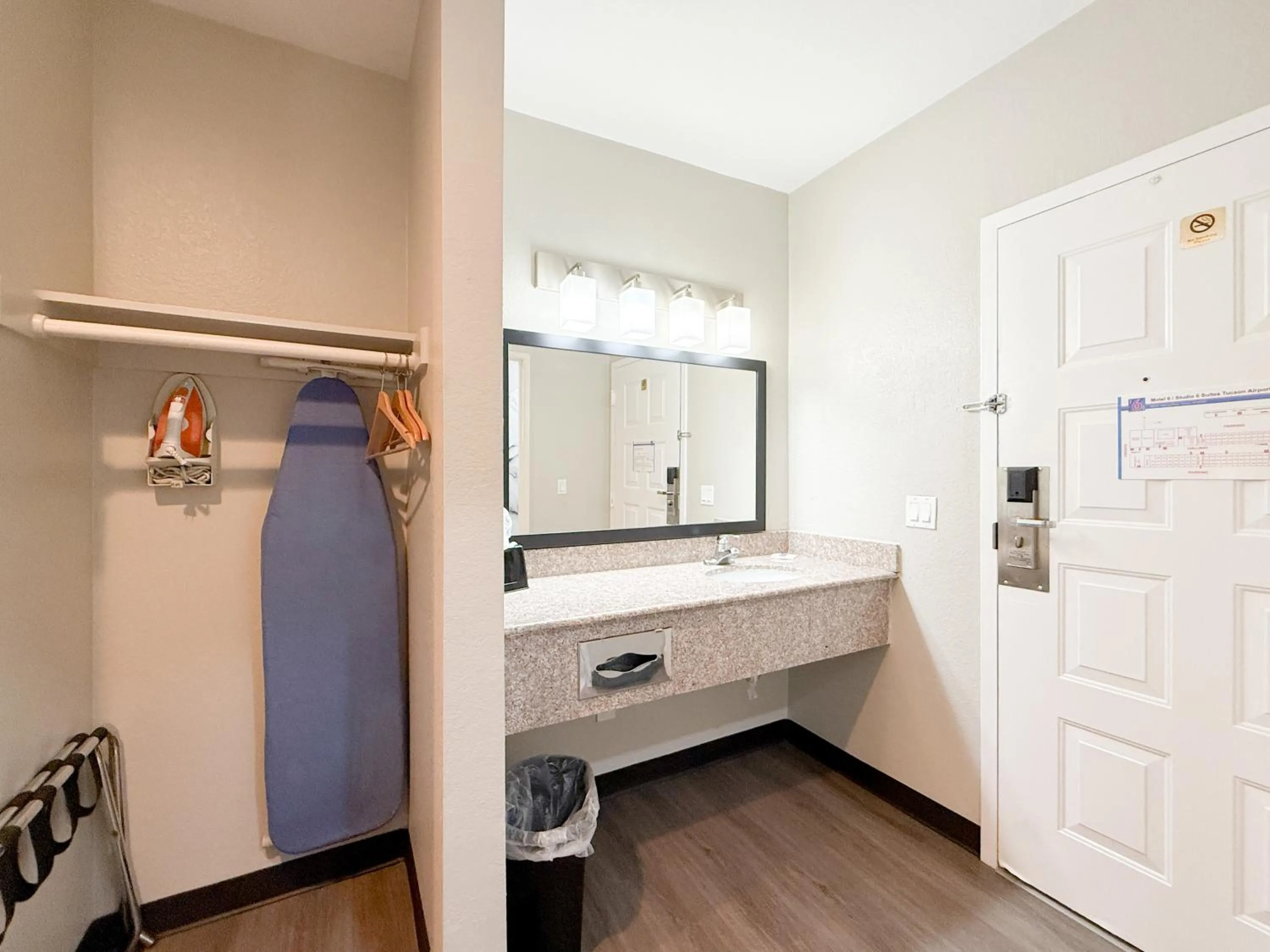 Bathroom in Motel 6 Tucson, AZ Airport Kino Sports Complex