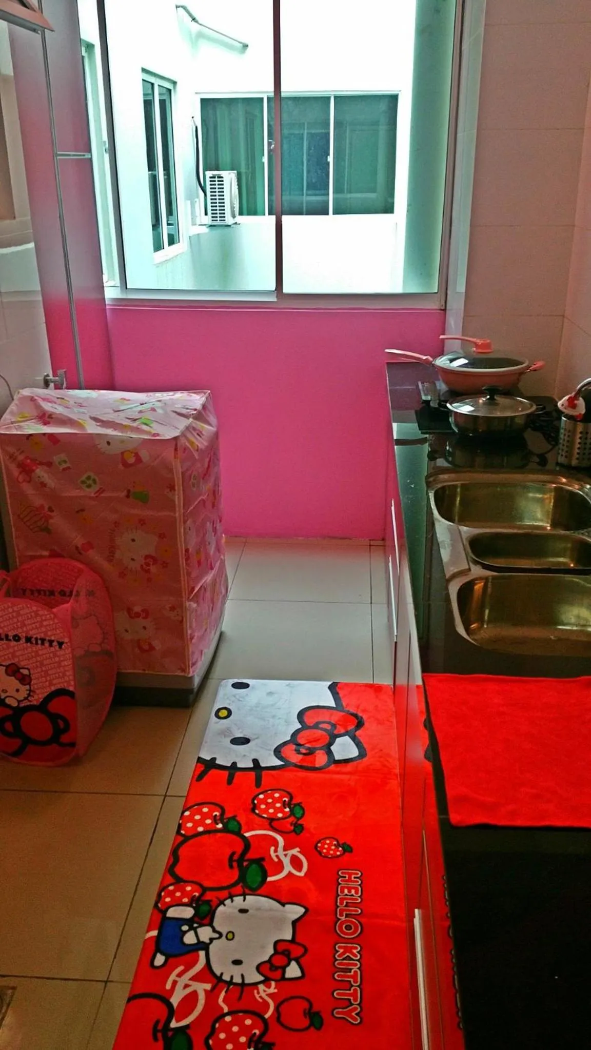 Kitchen or kitchenette in Hello Kitty Signature Suite
