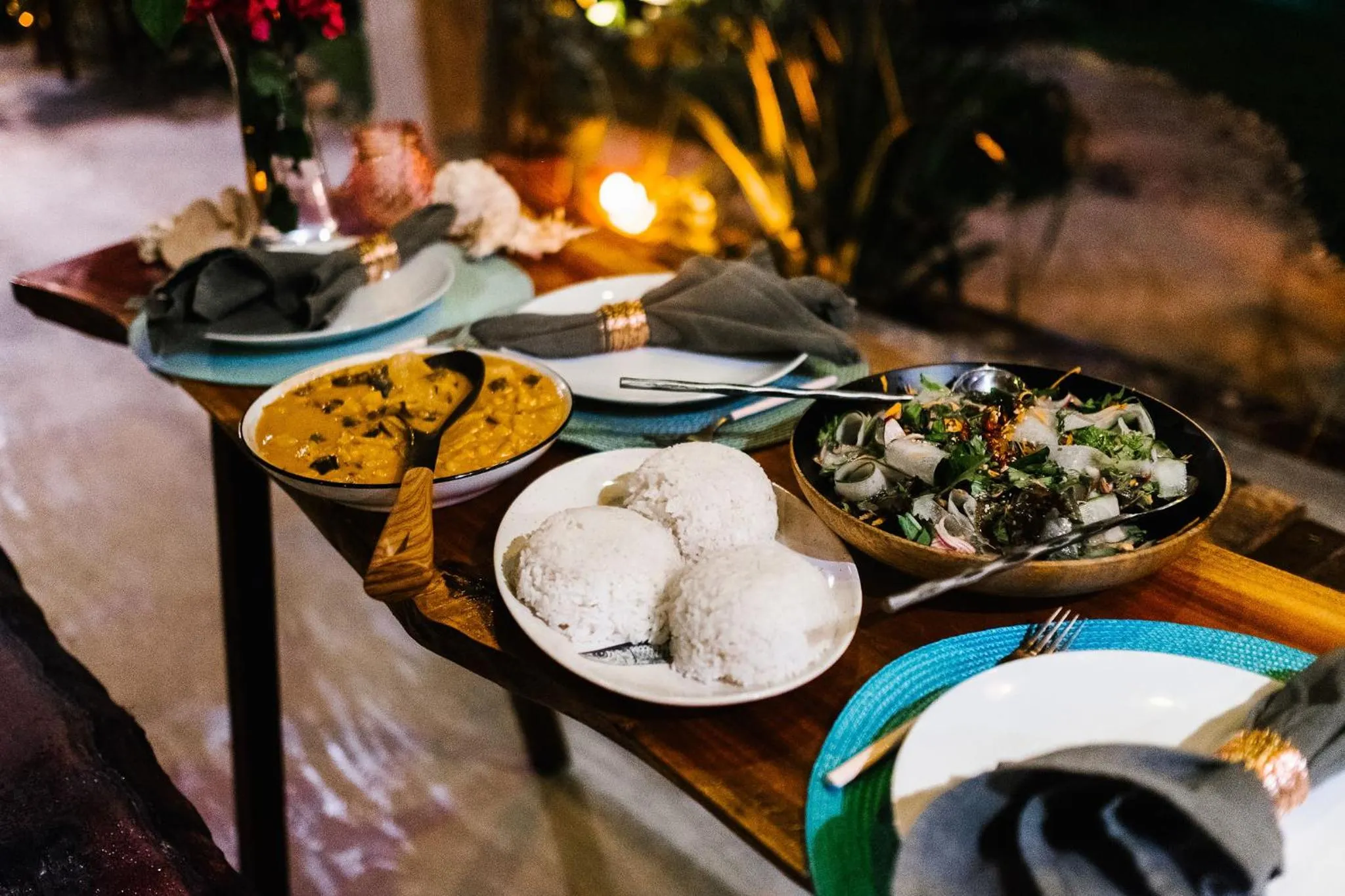 Food and drinks in Soultribe Beach Retreat