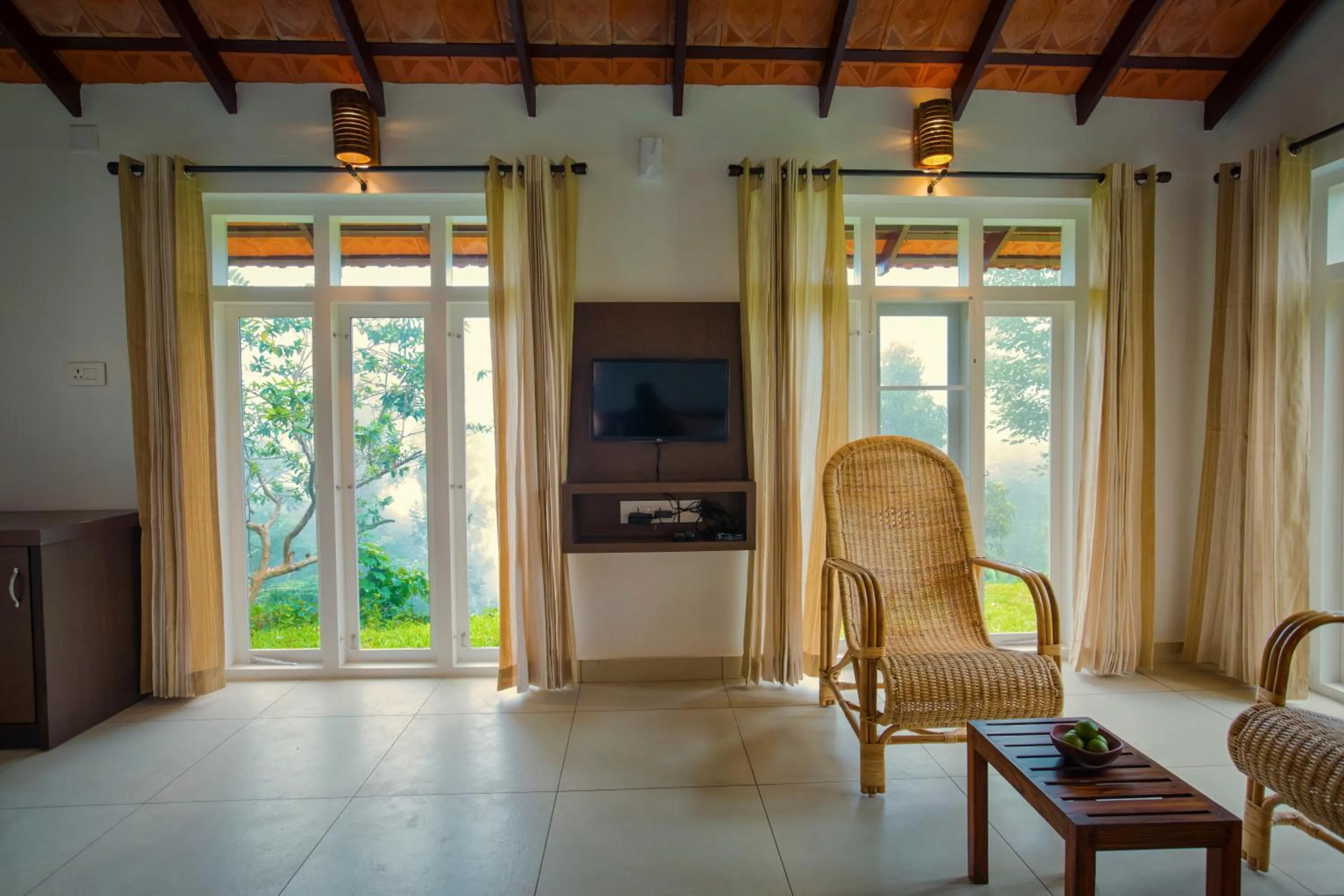 Seating area in After the Rains - Rainforest Lodge