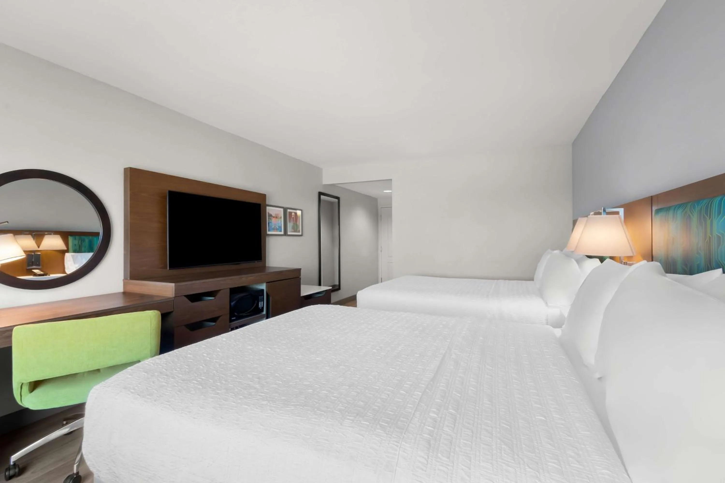 Bed in Hampton Inn & Suites Phoenix/Gilbert