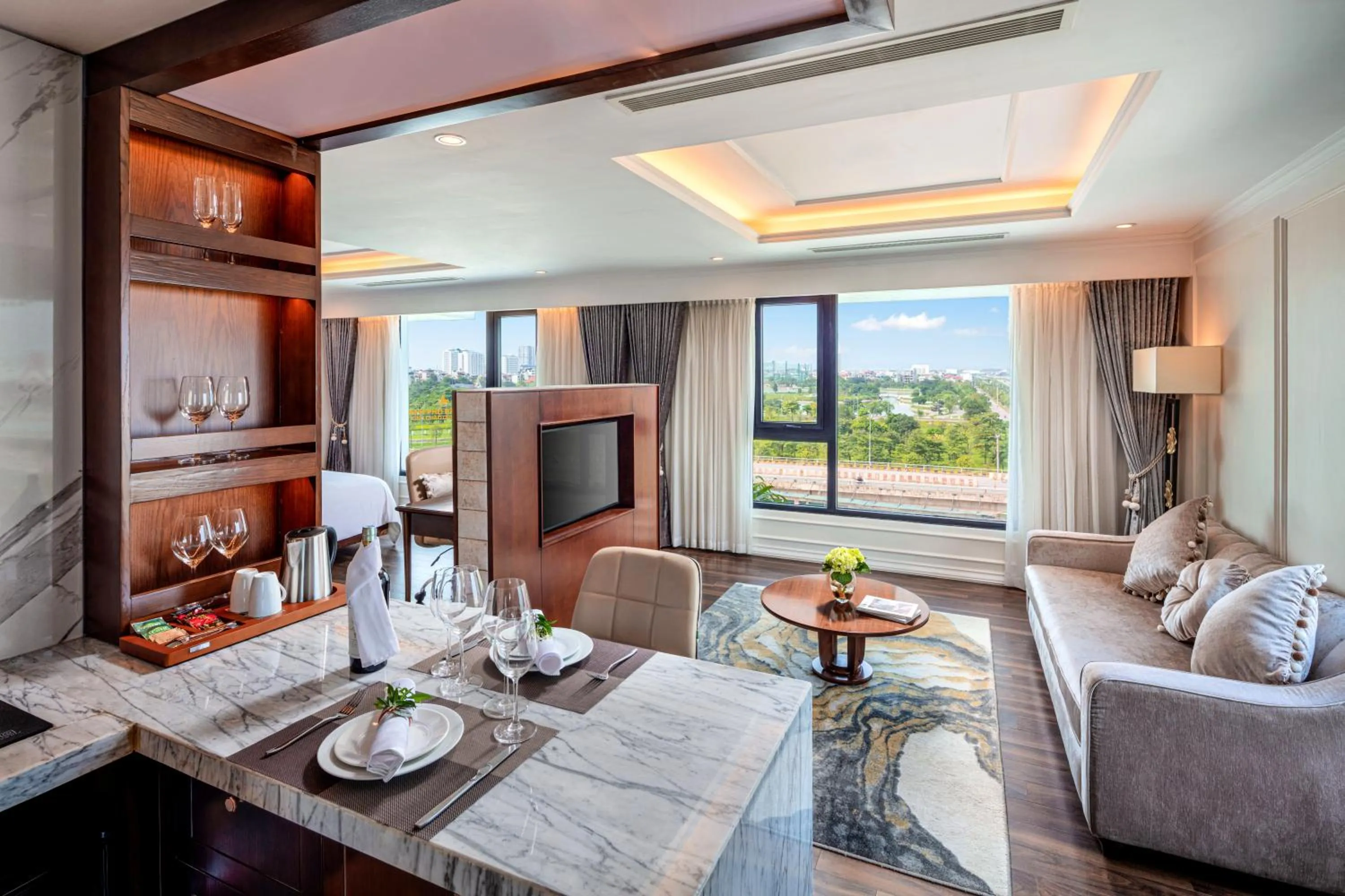 Living room in Ravatel Luxury Hotel Bac Giang