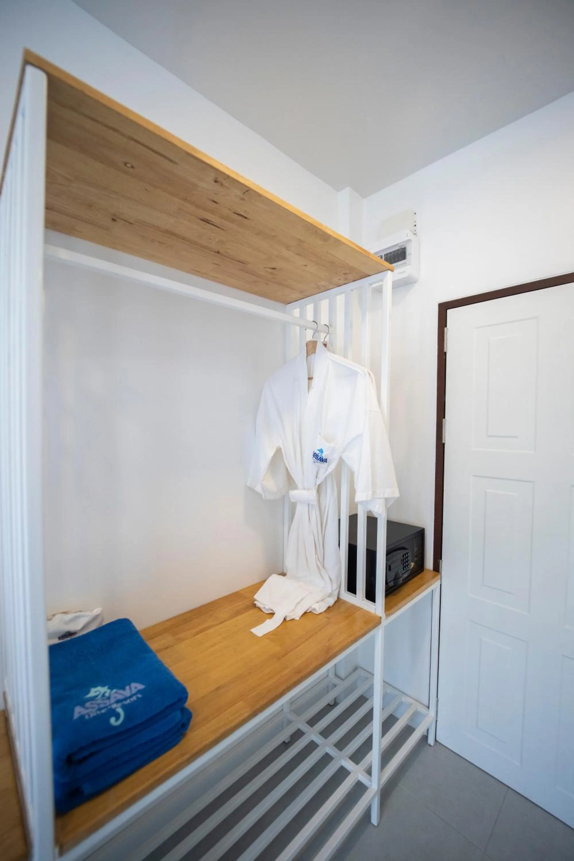 wardrobe, Bed in Assava Dive Resort - SHA Plus