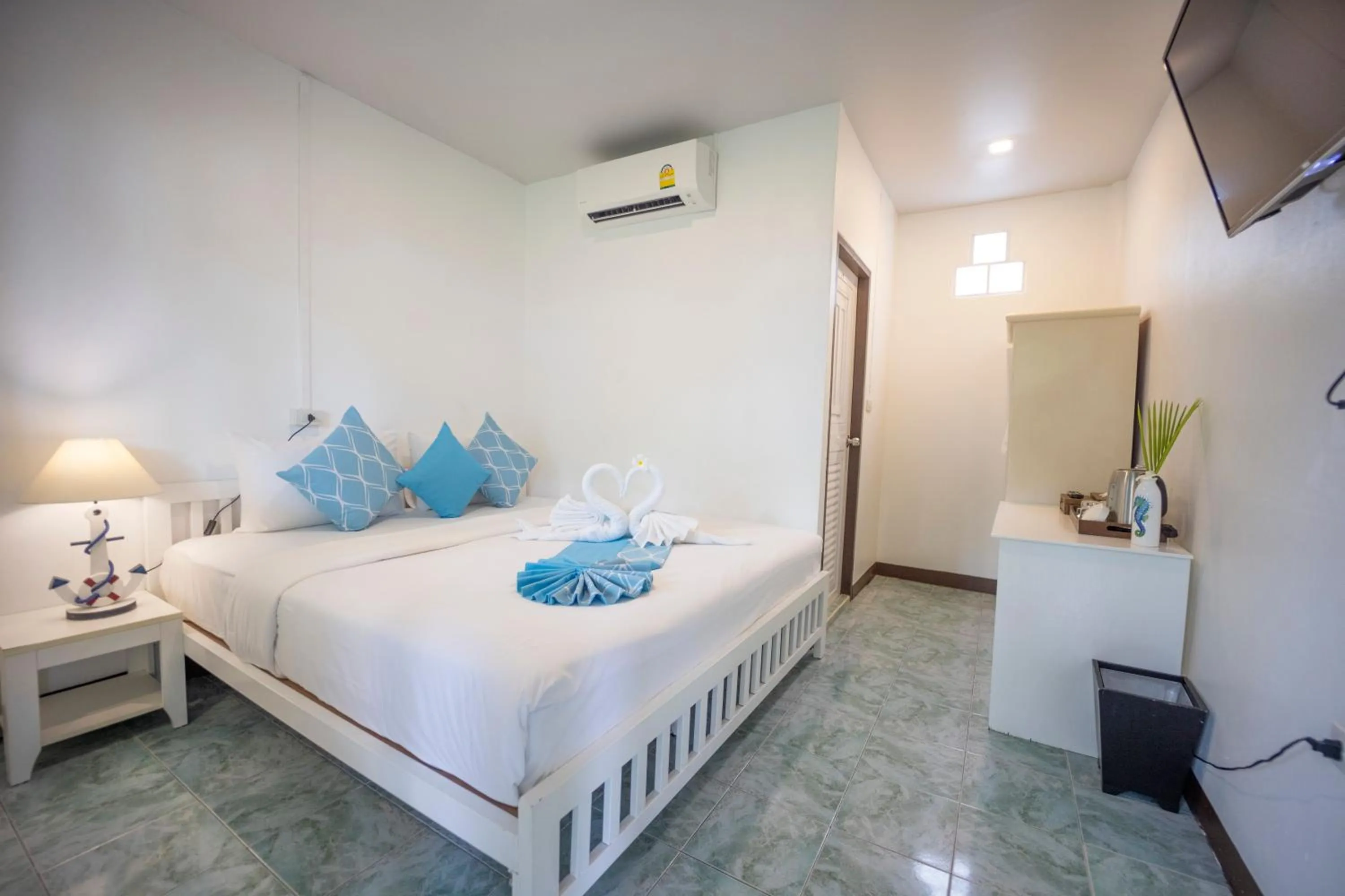 TV and multimedia, Bed in Assava Dive Resort - SHA Plus
