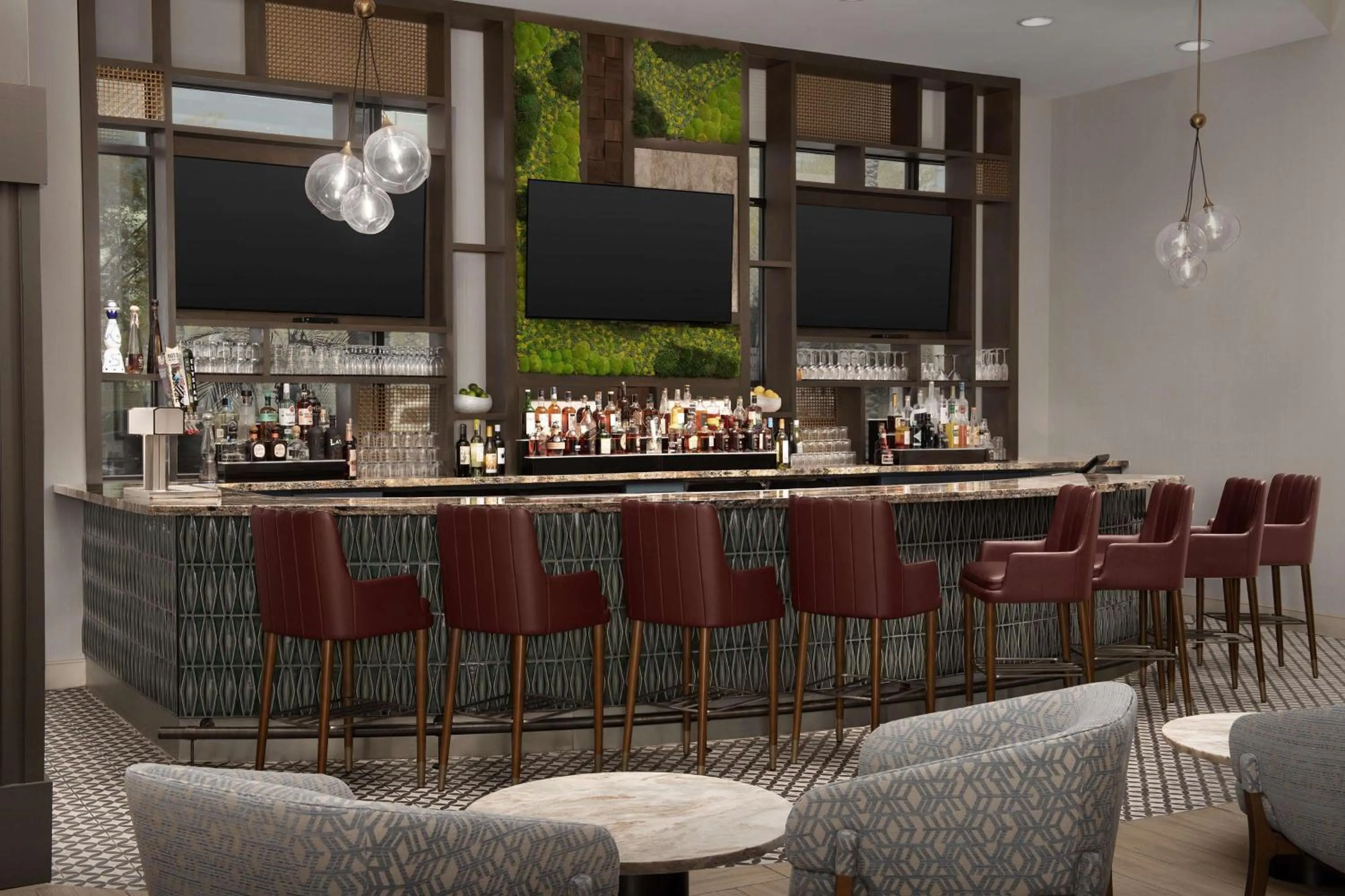 Lounge or bar in Hilton Phoenix Chandler