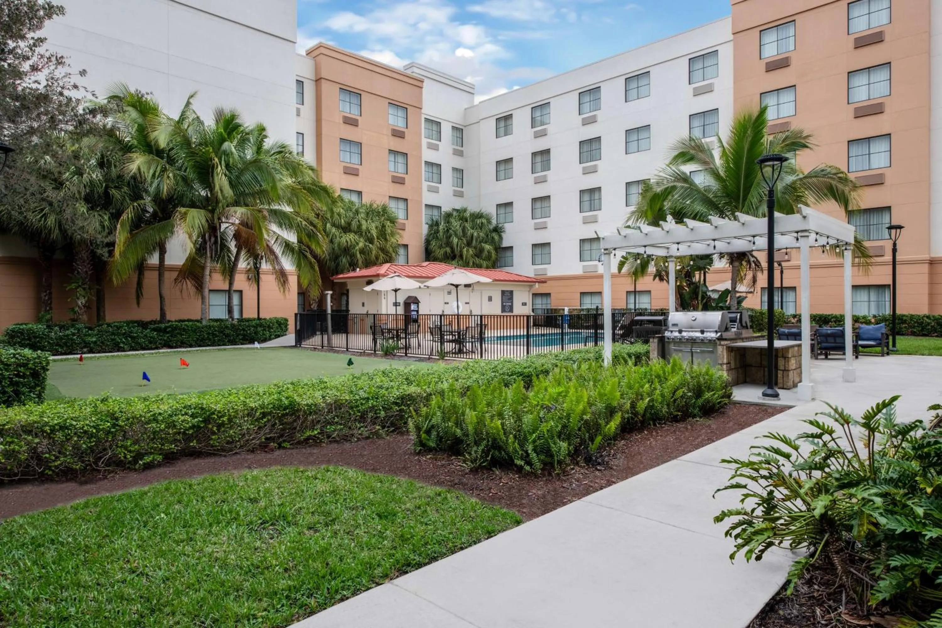 Patio in Homewood Suites by Hilton West Palm Beach