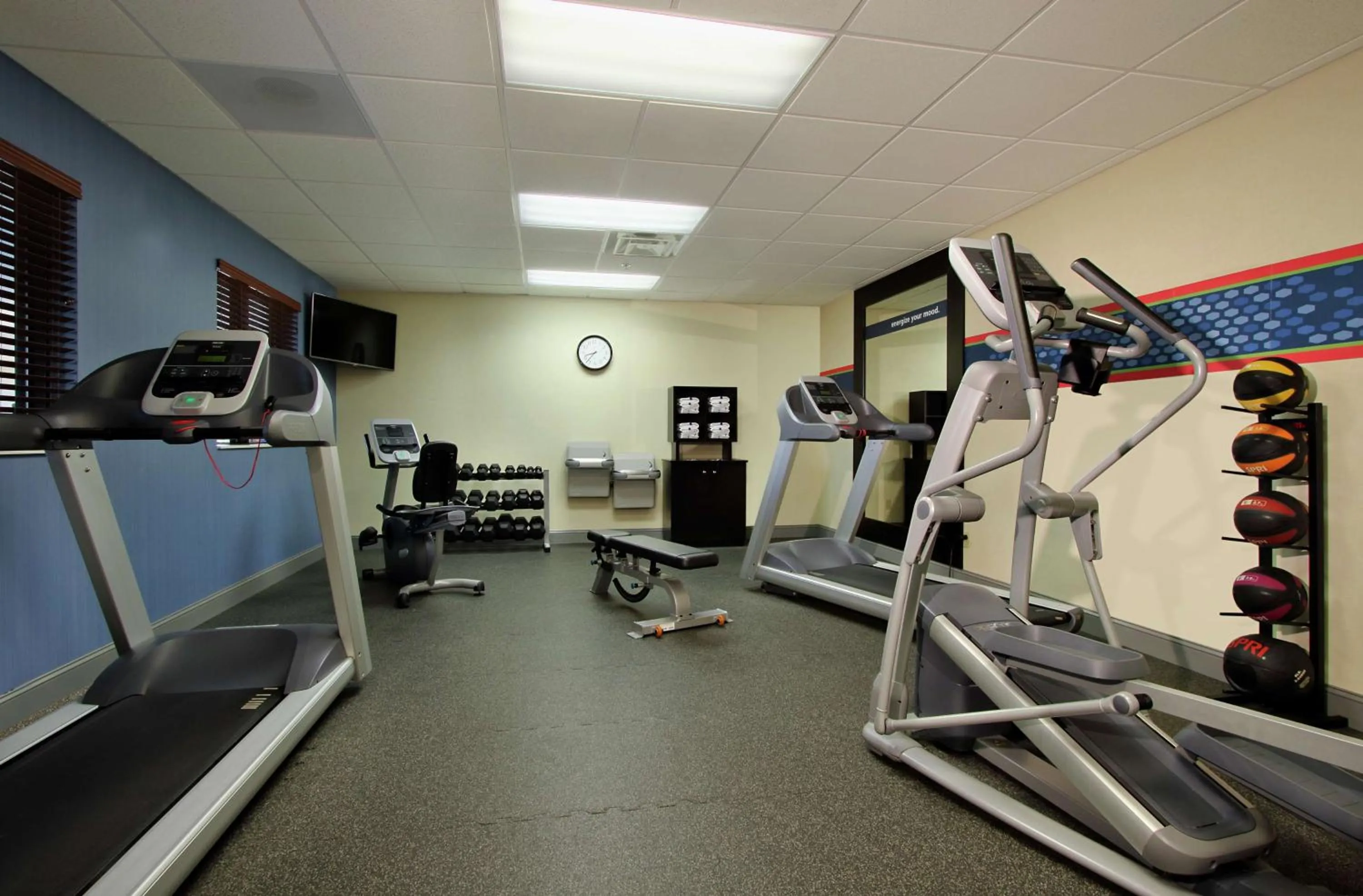 Fitness centre/facilities in Hampton Inn & Suites Murray