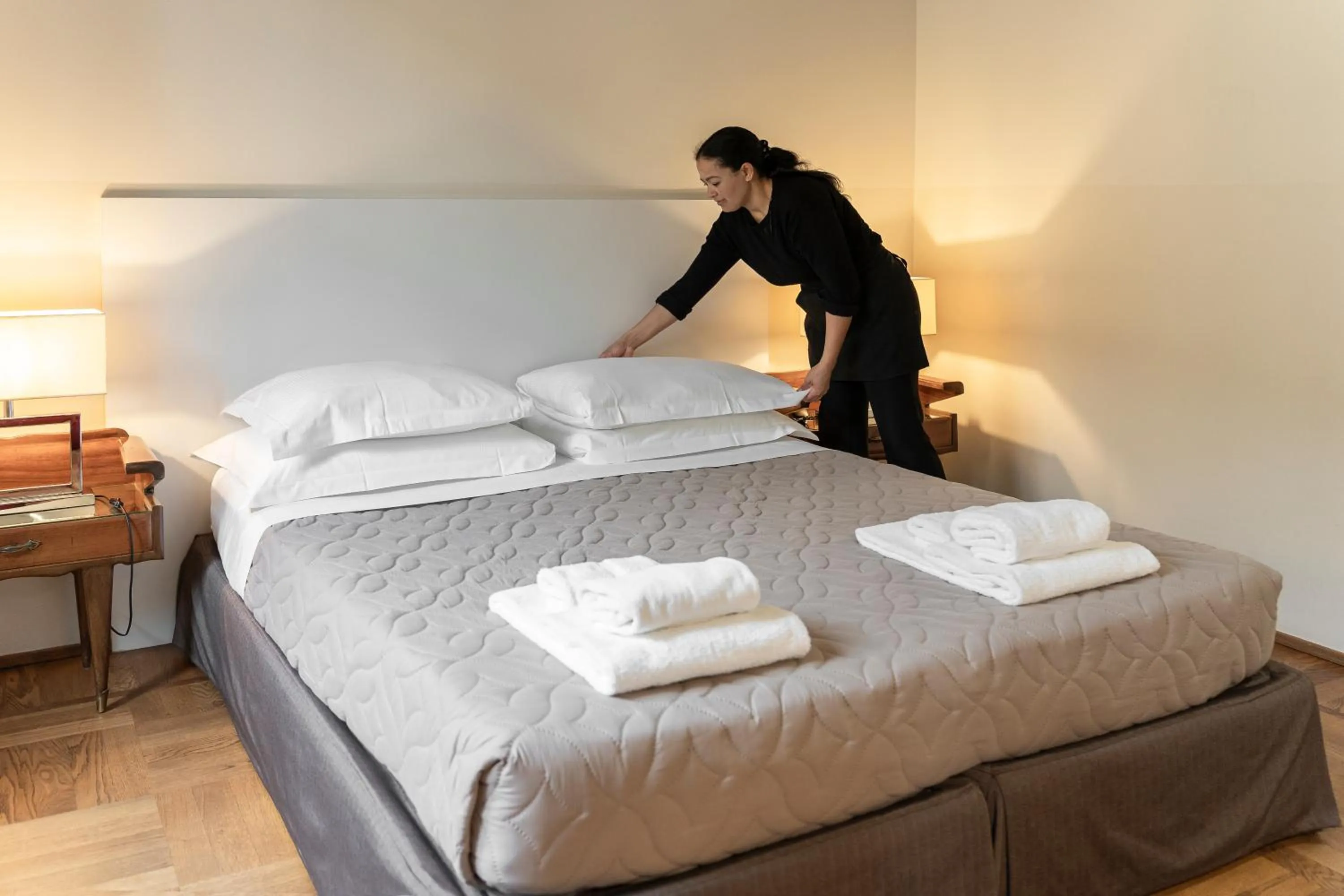 Bed in Hotel la Scala